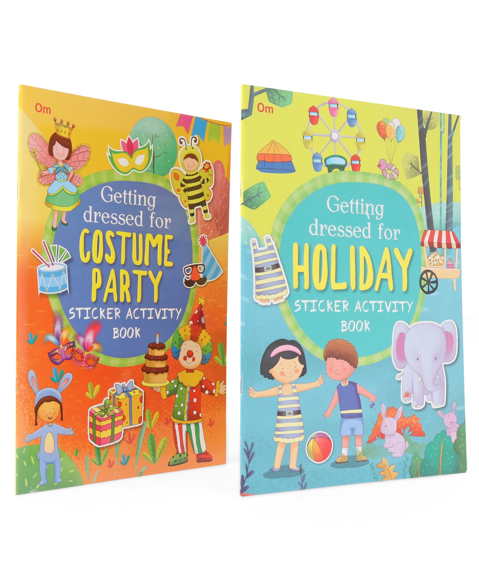 Getting Dressed for Costume Party and Holiday Sticker Activity Book SEt of 2 - English-image-3