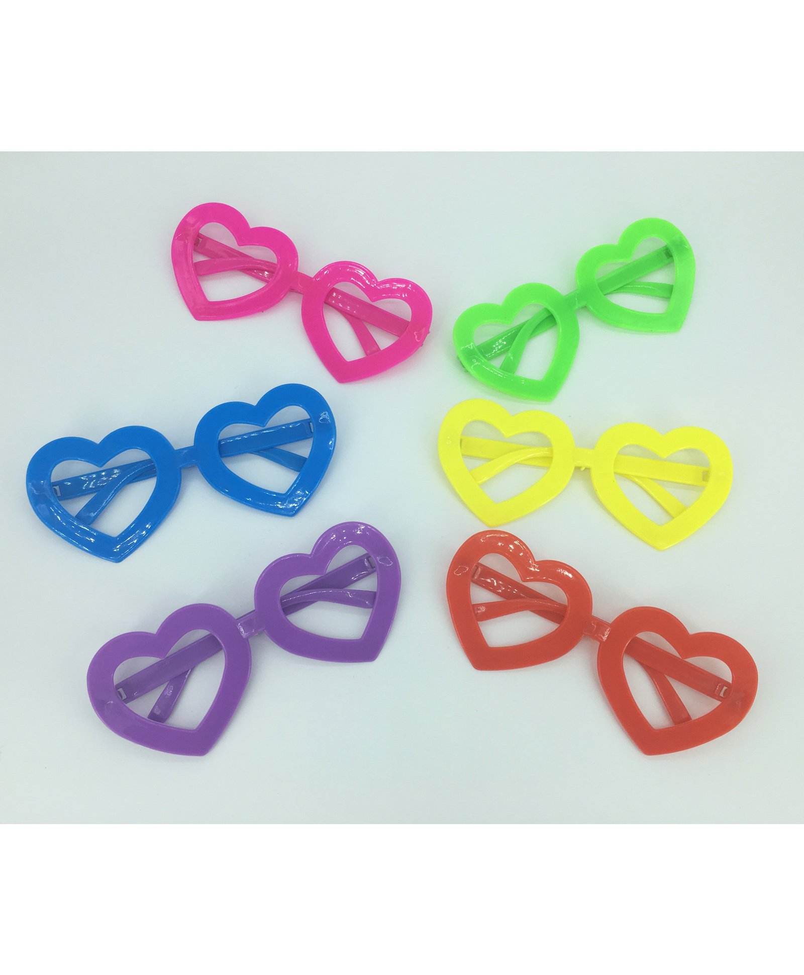 Funcart Heart Shaped Party Glasses Pack of 4 (Color May Vary)-picture-19