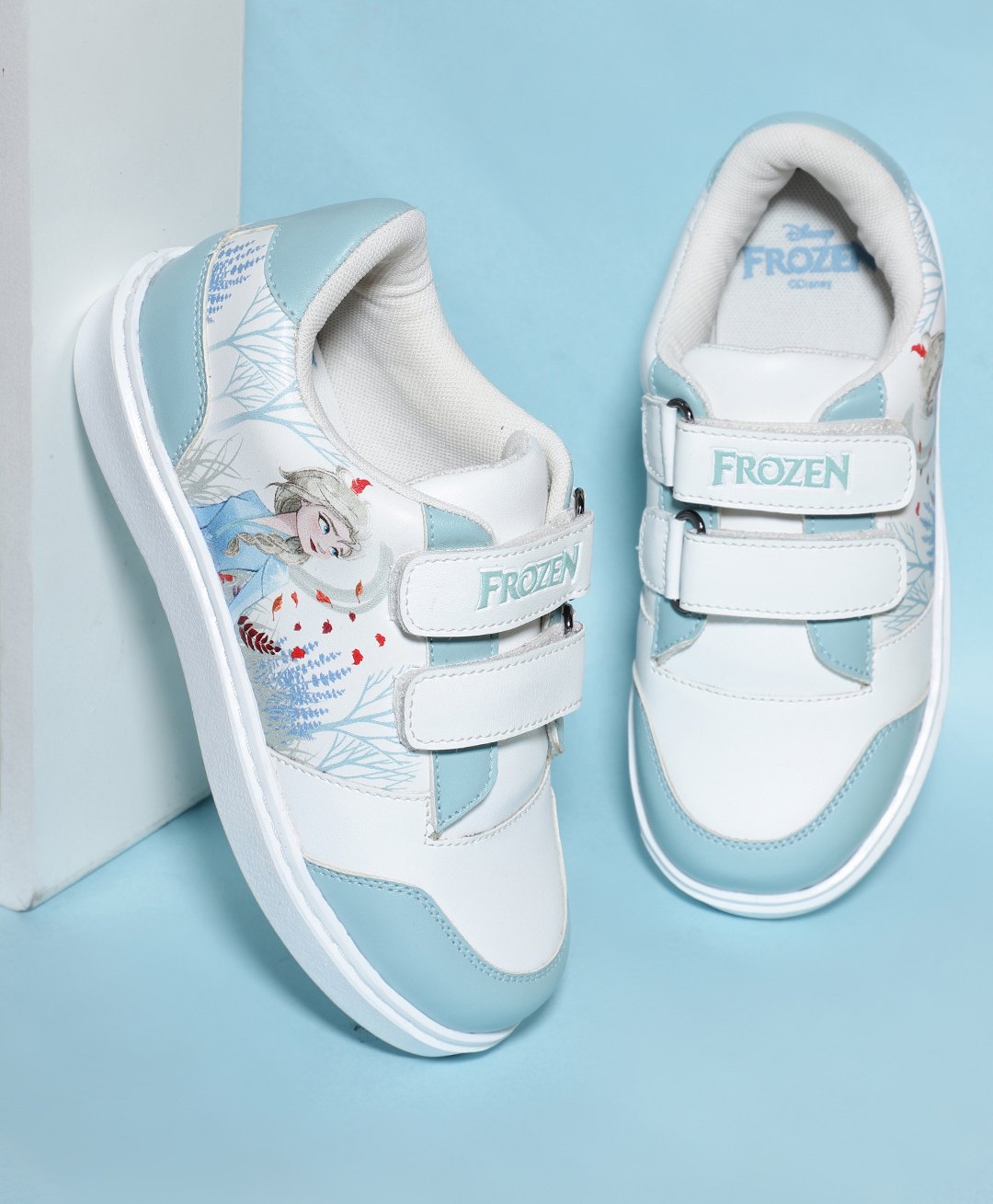 Kidsville Disney Frozen Featuring  Elsa Printed Shoes - Blue-image-26