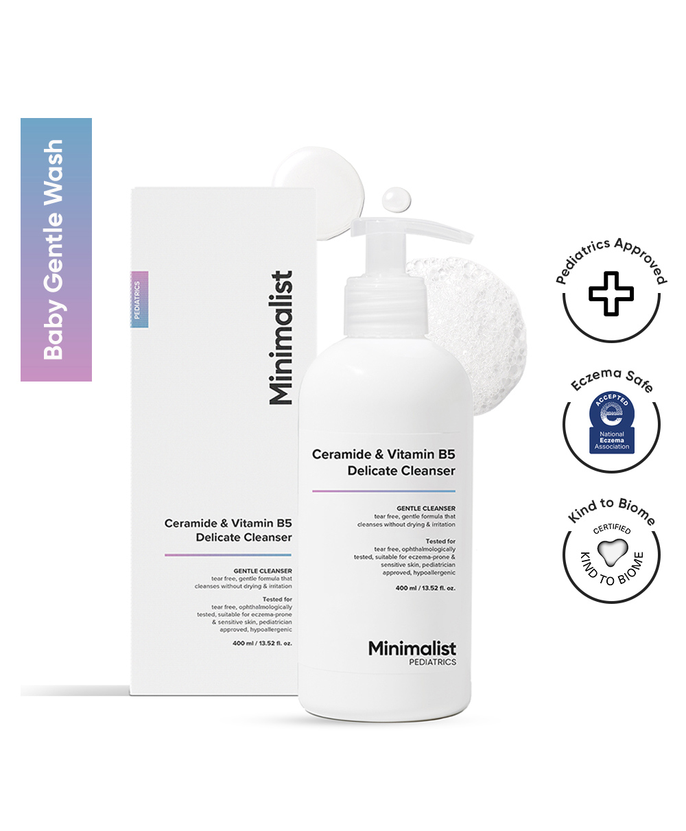 minimalist baby Minimalist Ceramide & Vitamin B5 Delicate Cleanser 400ml-picture-16