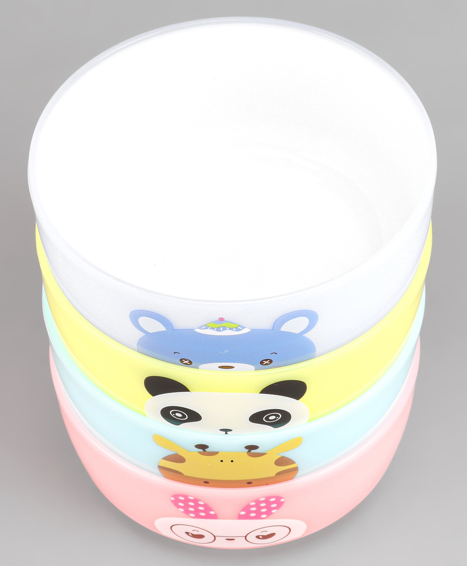 Baby Bowls with Animal Print Pack of 4Multicolour - 550 ml-image-13