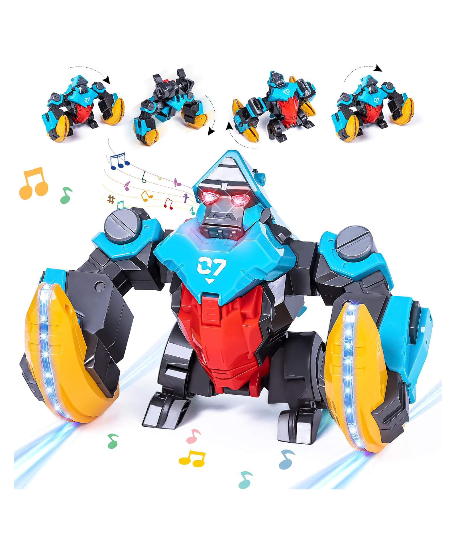 Sanjary Gorilla Tumbling with Music & Light Toys for Kids - Color & Design May Vary-picture-36