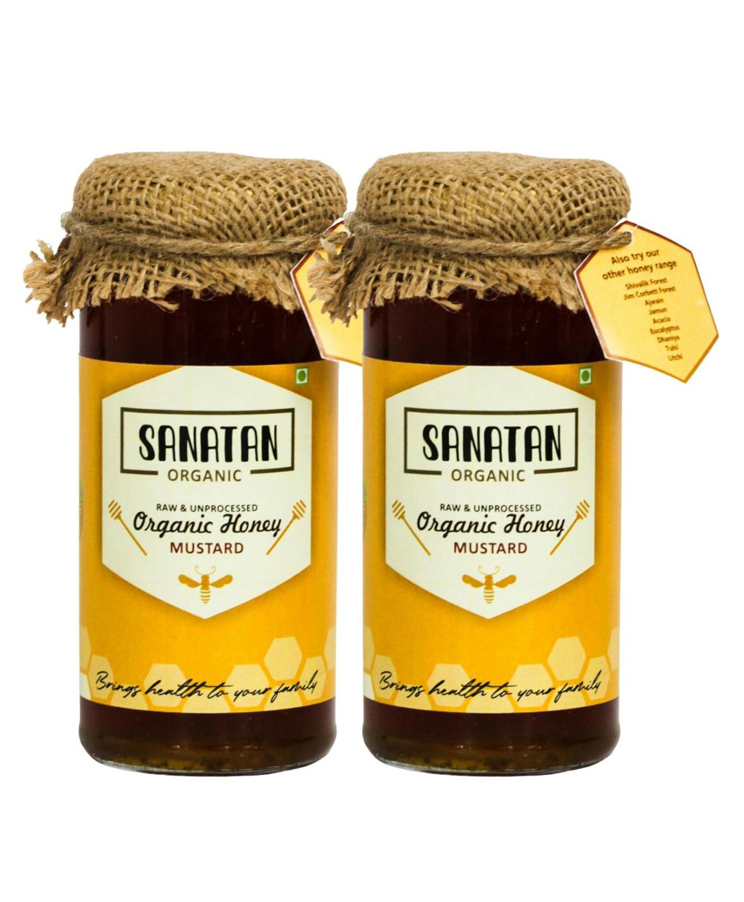 Sanatan Organic Mustard Honey-(Pack of 2) - 550 g-image-37