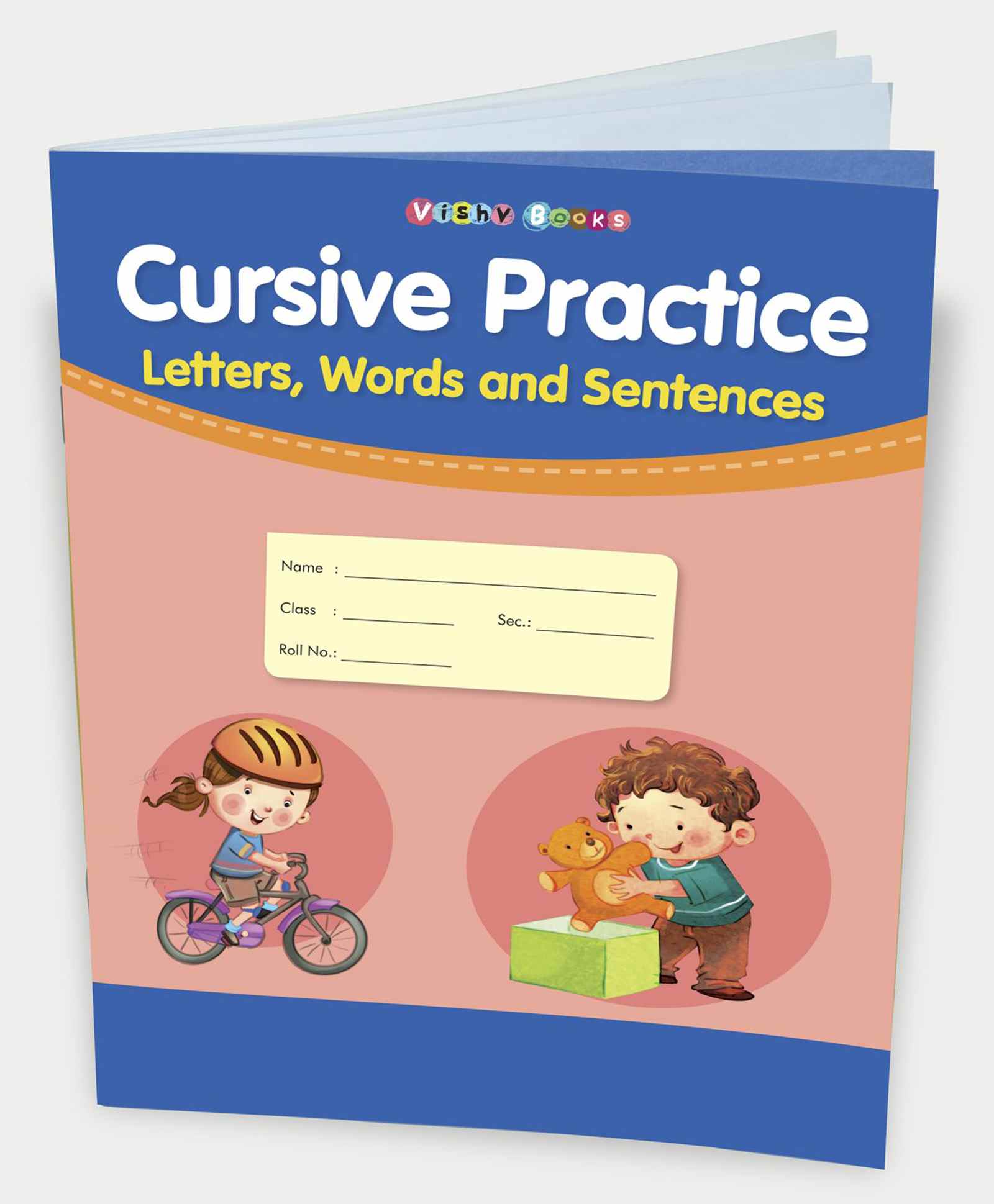 vishv books Cursive Practice Letters, Words and Sentences Writing Books - English-picture-30