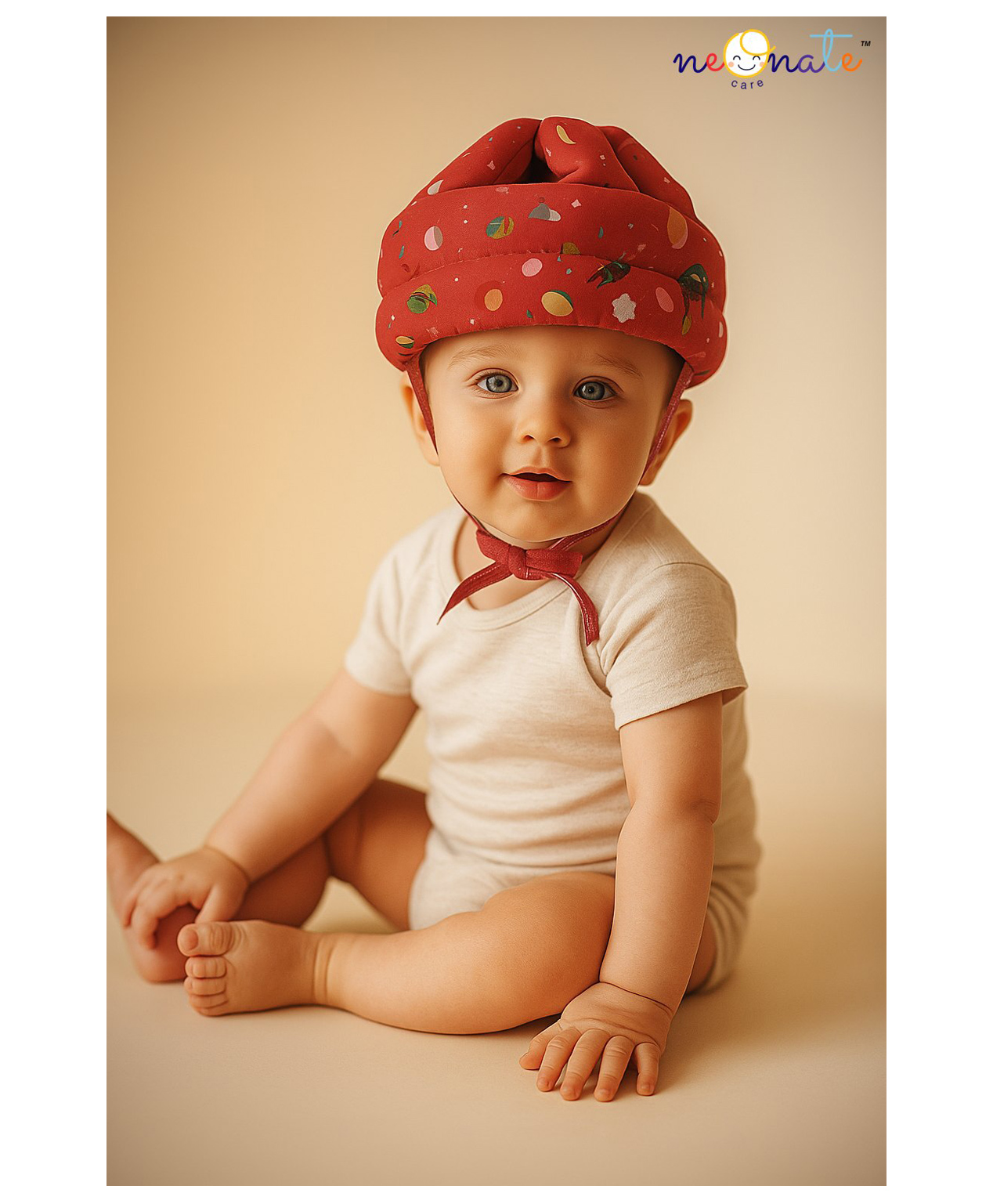 NeonateCare Baby Head Protector & Baby Crawling Safety Pillow Adjustable Toddler Baby Head Protection Cushion Backpack,Multicolor, Pack of 1( Multi Print) ( color and design may vary)-image-24