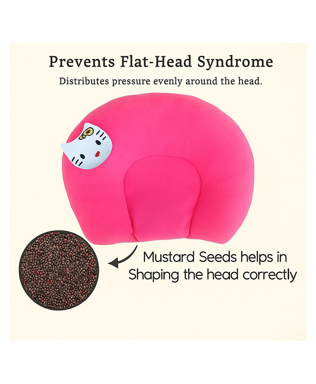 NeonateCare Mustard Seed Pillow for New Born Baby, Ideal for Round Head Shaping Seed Pillow for 0 to 12 Months Babies (Seed Pillow) ( Multi Print) ( color and design may vary)-picture-29