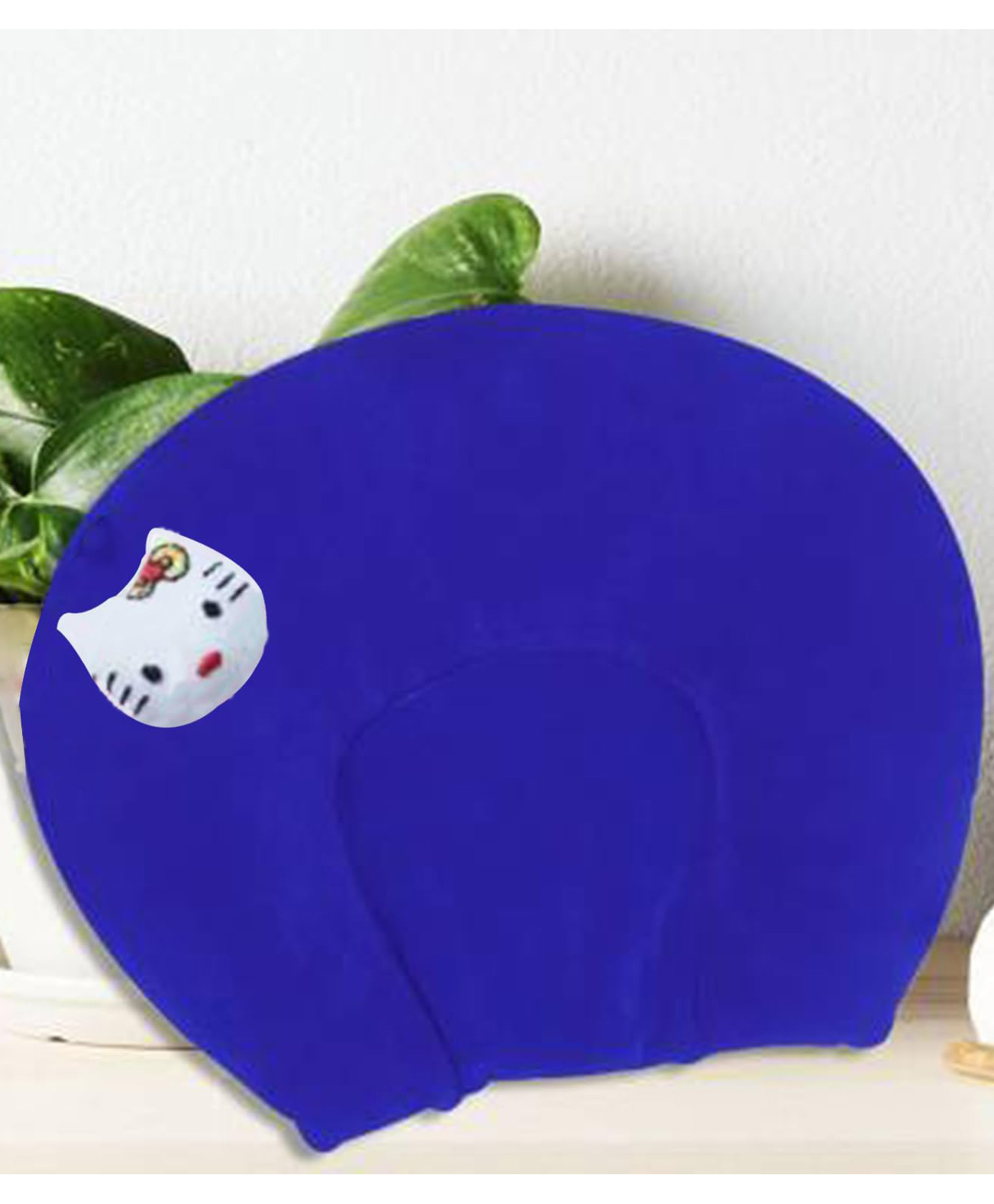 NeonateCare Rai Mustard Seeds Pillow, Baby-Round Head Shaping Baby Pillow Cum Neck Support Portable, Stars Moon Print, Deep Blue ( Multicolor) ( color and design may vary)-image-24