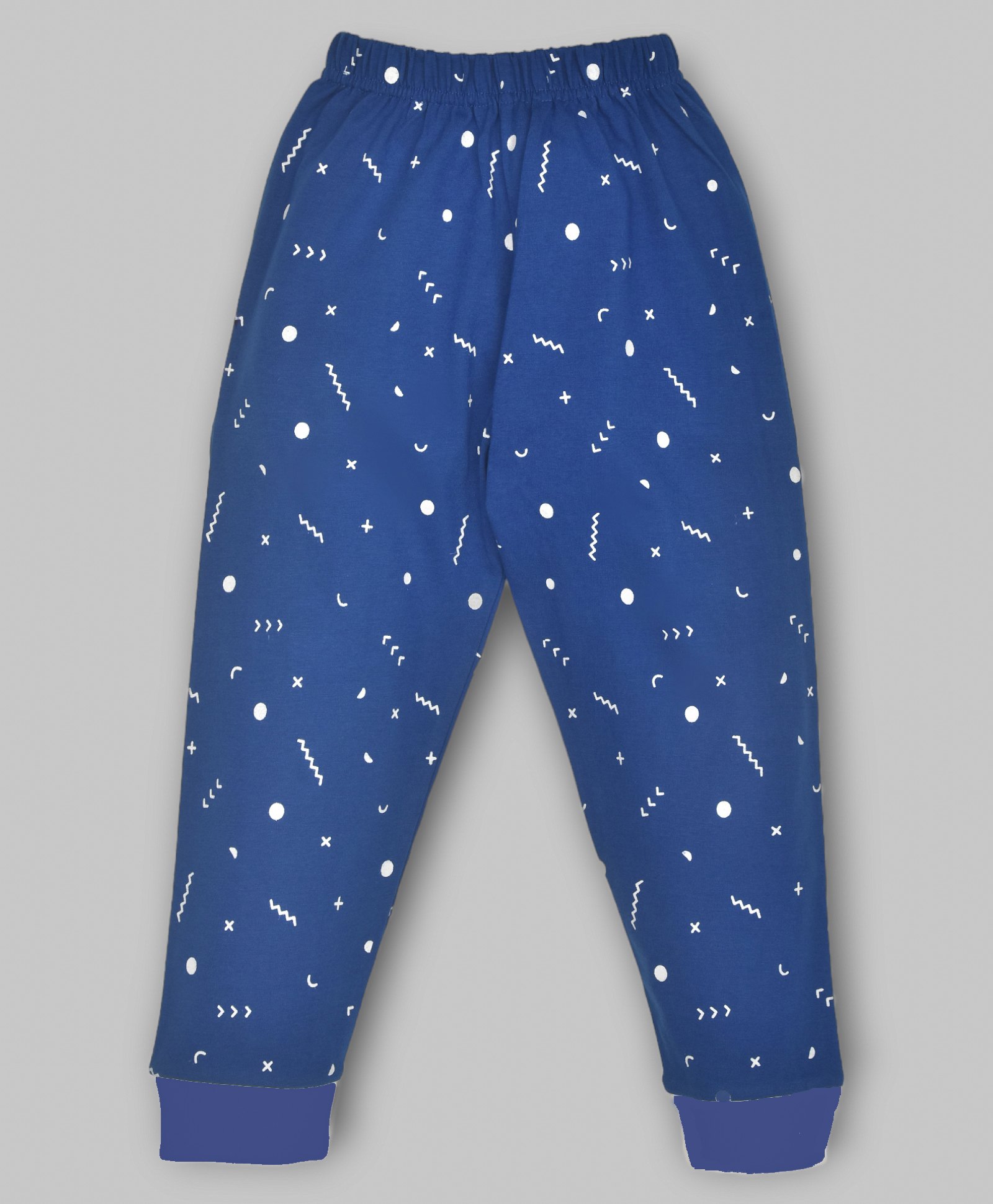 Kiwi Abstract Printed Pajama - Blue-image-32