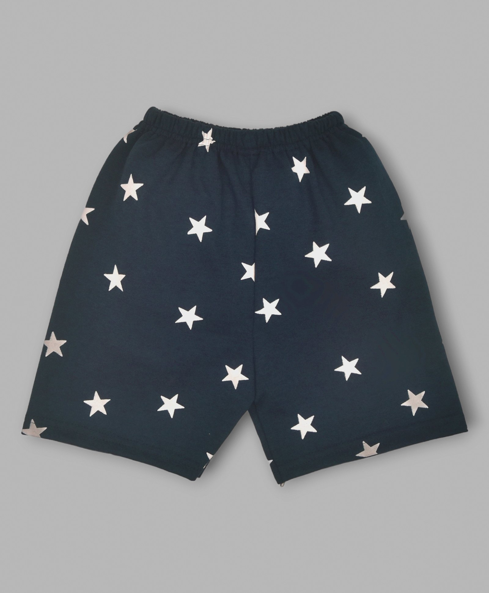 hrit Kiwi 100% Cotton Star Printed Shorts - Navy-picture-16