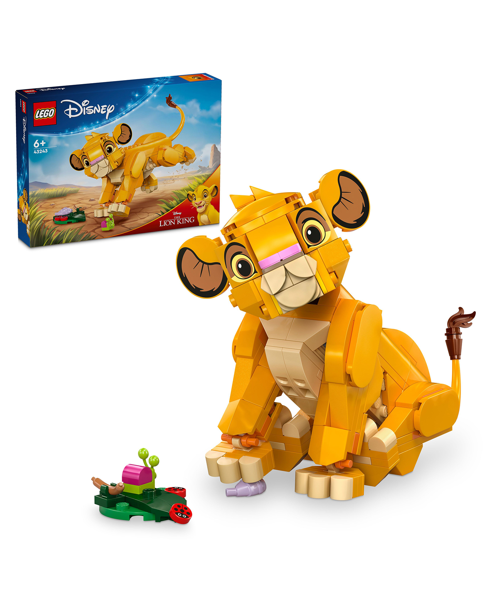 LEGO | Disney Simba the Lion King Cub Fun Gift Idea 222 Pieces Multicolor - 43243-picture-14