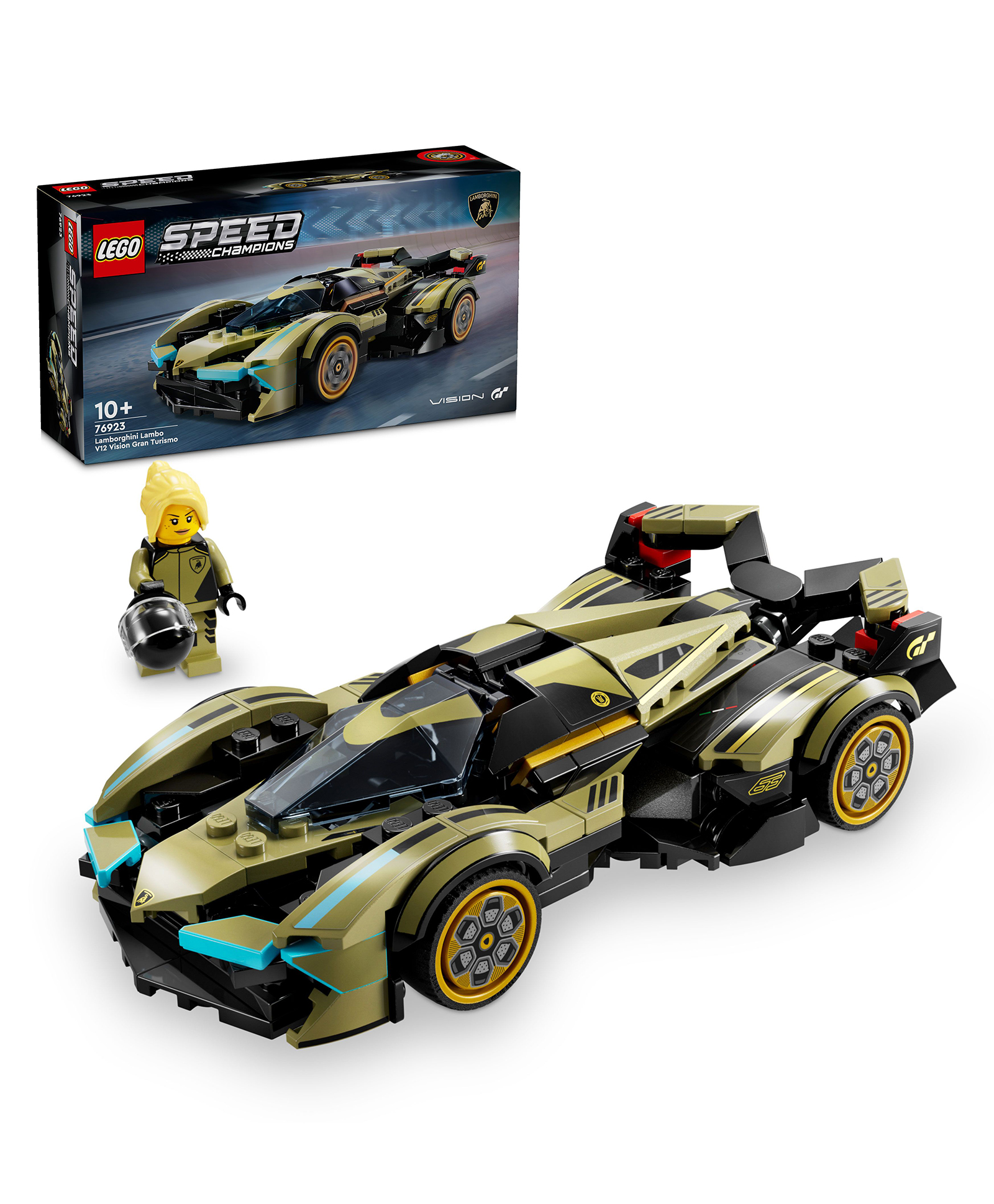 LEGO Speed Champions Lamborghini Lambo V12 Vision GT Super Car 230 Pieces - 76923-picture-18