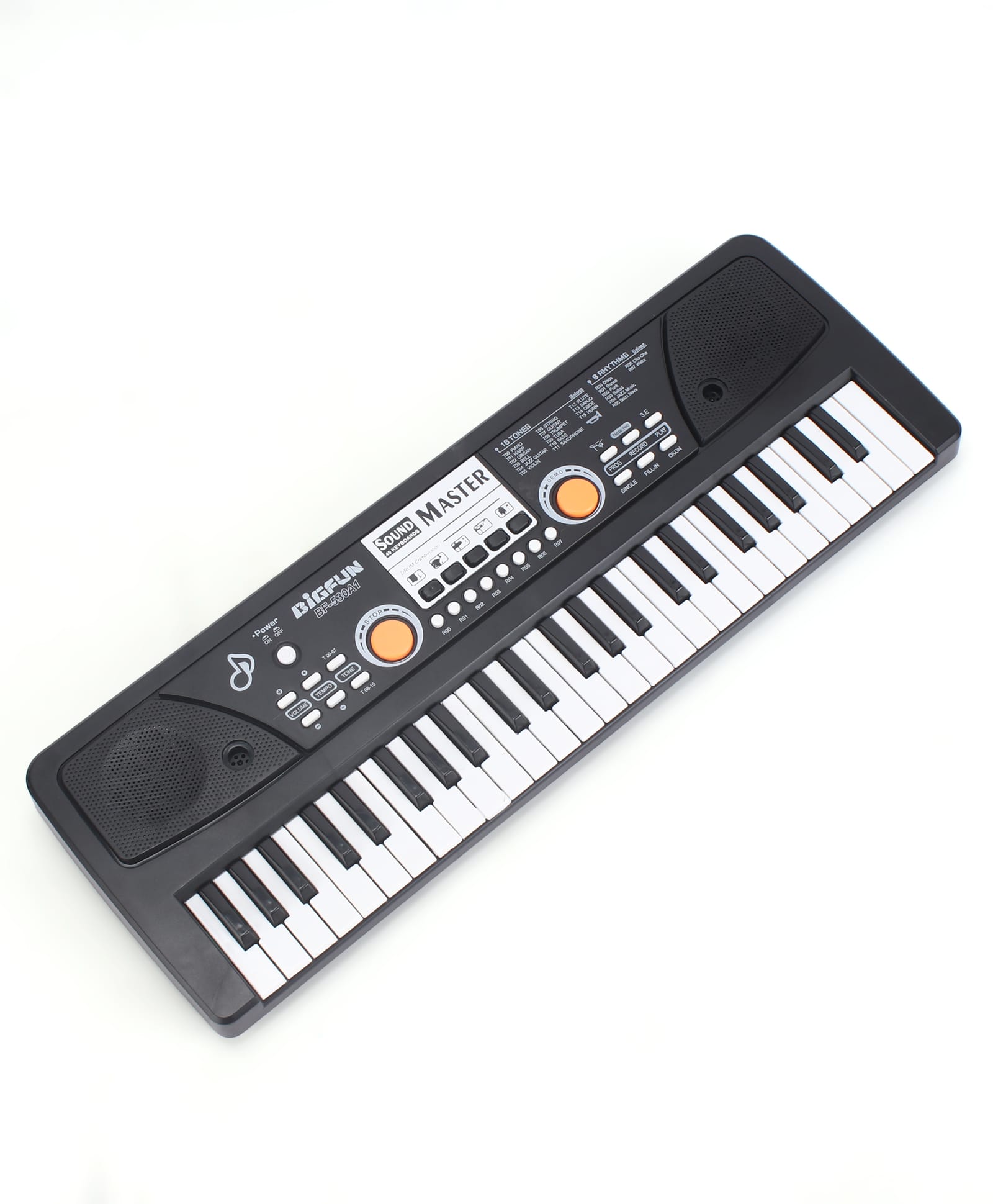 Kiddybuddy 49 Keys Piano Toy For Kids - Black & White-image-6