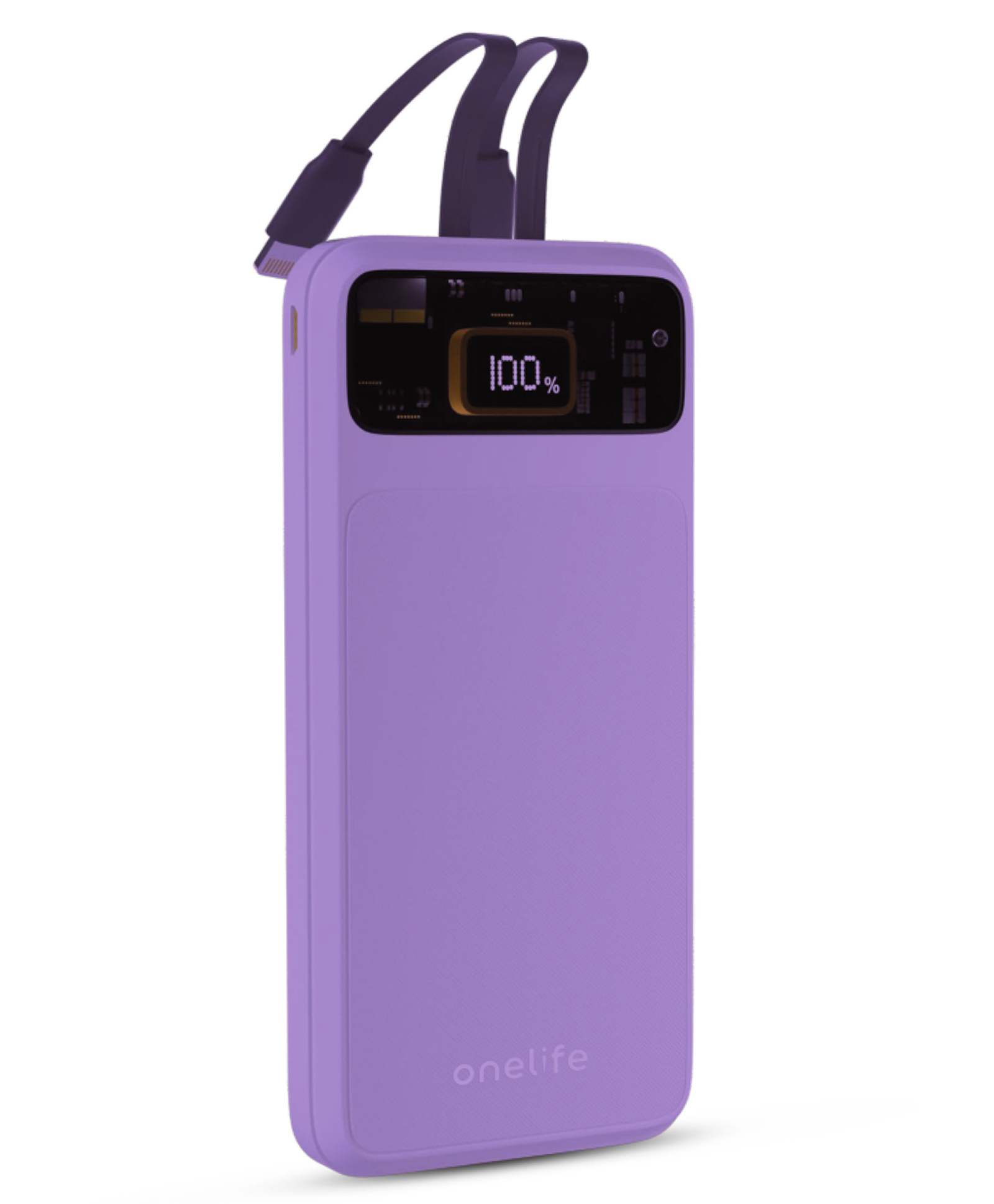 Onelife Power 11 10000 mAh 30W Fast Charging Power Bank with PD3.0 30W for 2 USB-C Ports, QC3.0 22.5W for 1 USB-A Port | Purple-image-8