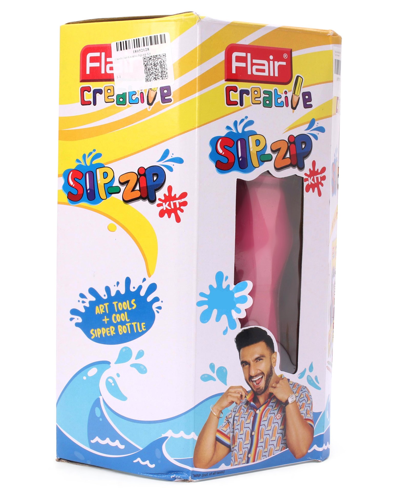 Flair Creative Sip-Zip Kit with Water Bottle - Multicolor-picture-6