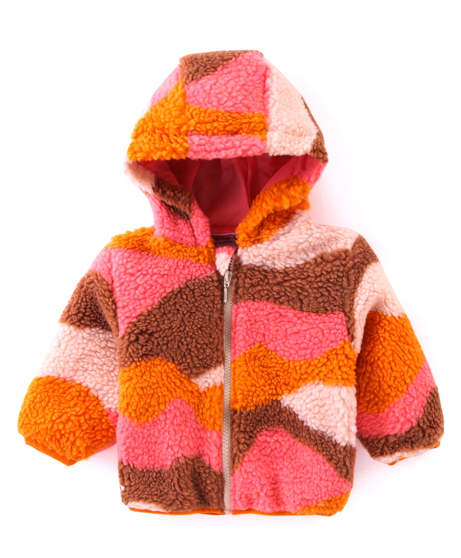 Babyhug Woven Full Sleeves Printed Sweatjacket with Hood - Multicolour-picture-11