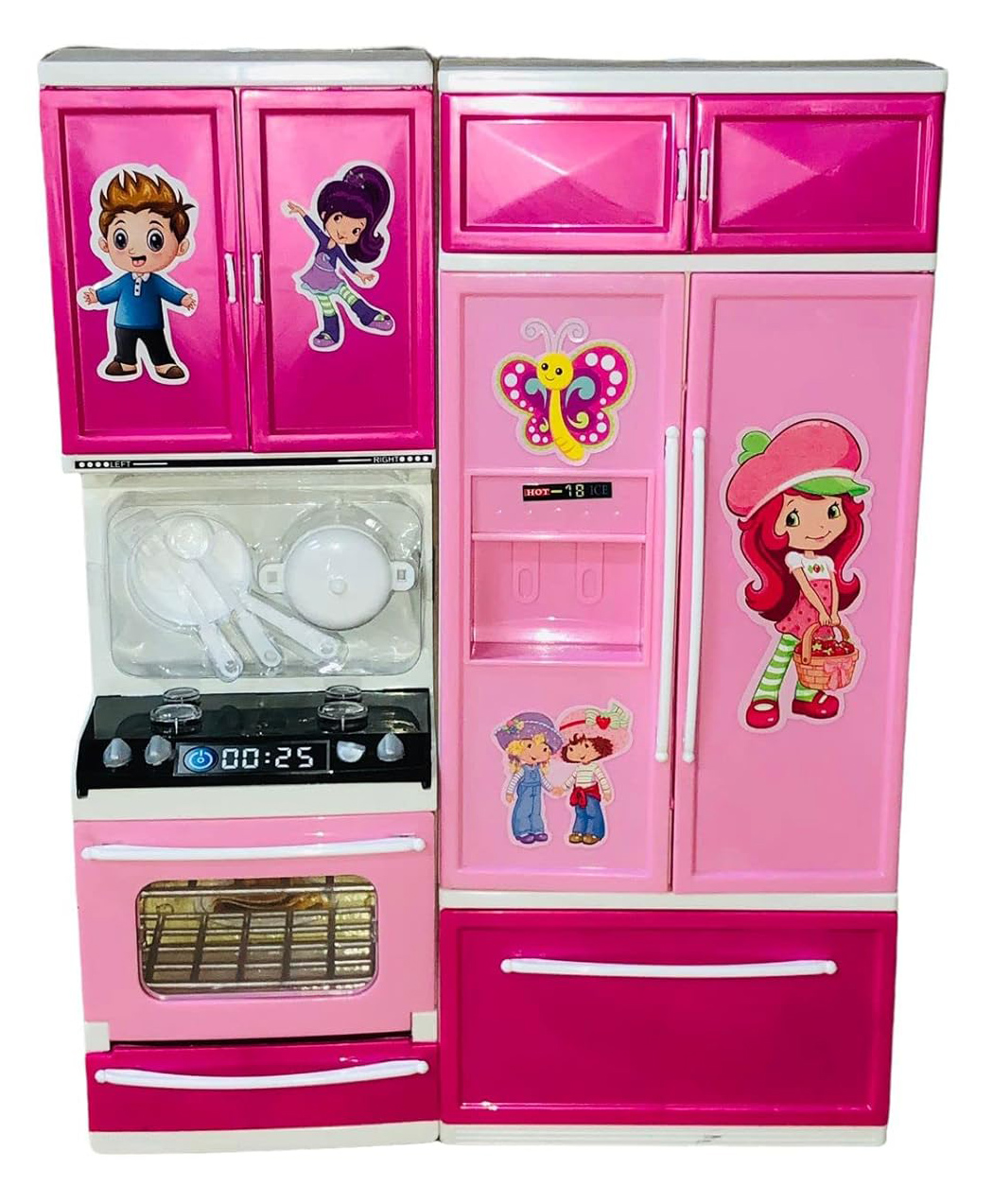 Sanjary  Modern Kitchen Set with Light and Musical Multi fold Compartment Toy for kids  -Color & Design May Vary-image-26