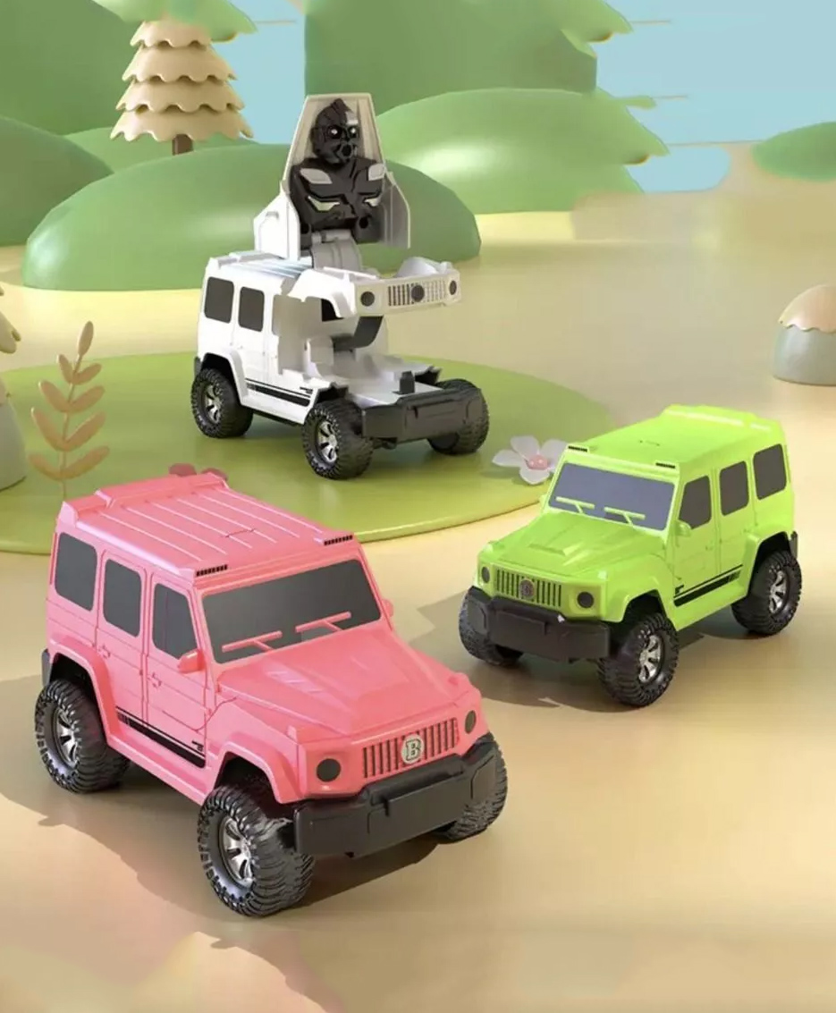 Sanjary  Children's Toy Deformation car Off-Road Car Stunt Spin toy for kids  -Color & Design May Vary-image-25