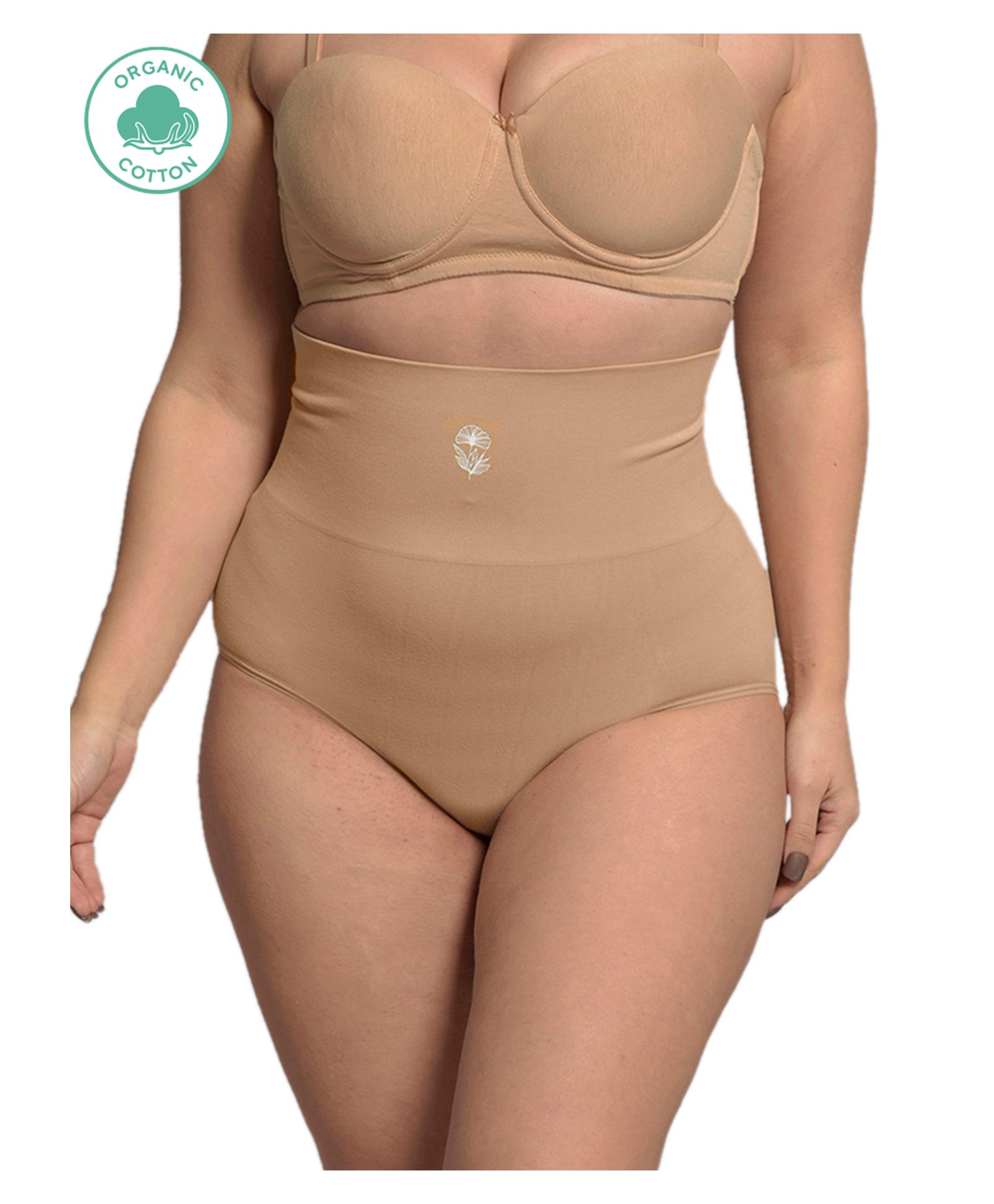 Inner Sense Lycra Solid Antimicrobial Seamless Tummy Tucker - Skin-picture-25