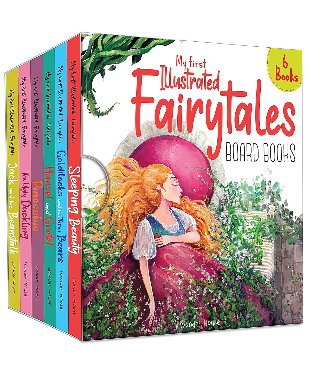 Wonder House Books My first Illustrated Fairytales Board Book Set of 6 - English-picture-24