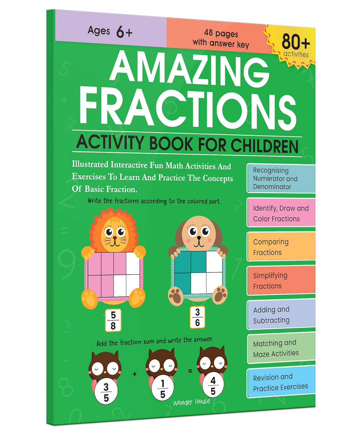 wonder house books Amazing Fractions : Activity Book for Children - English-picture-28