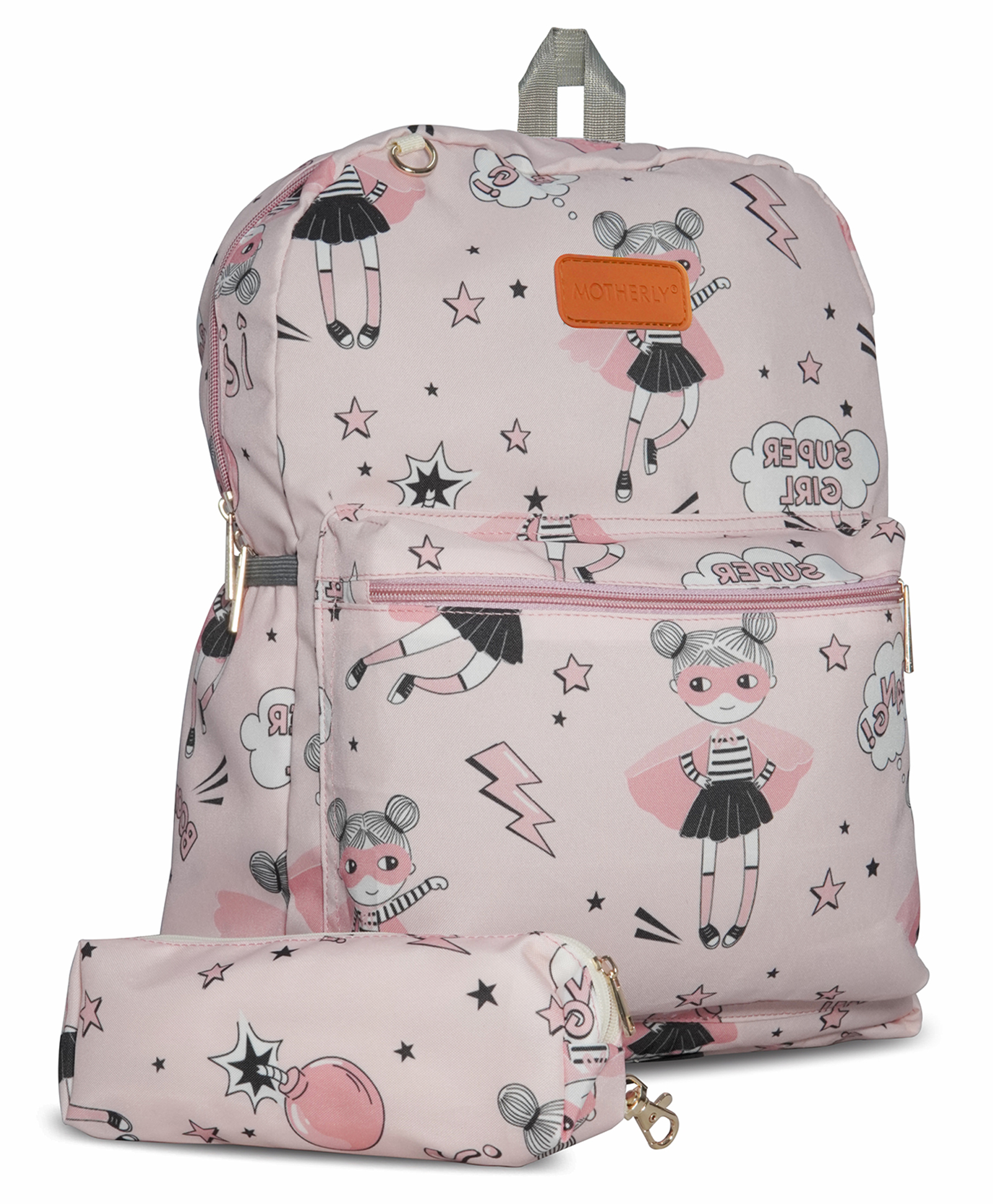Motherly kid's first school bag for nursery and kindergarten (Light Pink)-picture-40