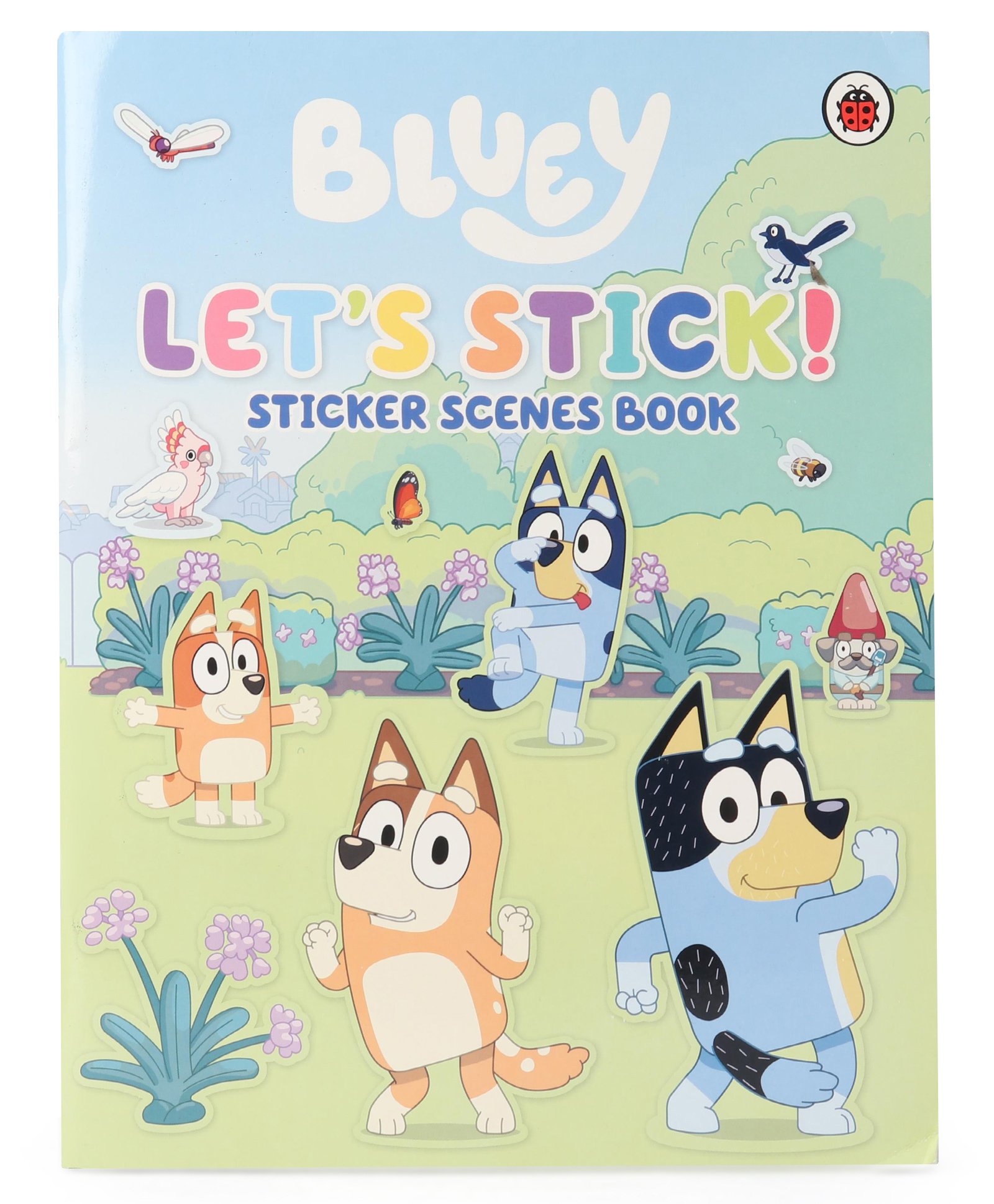 Bluey: Let's Stick! : Sticker Scenes Book - English