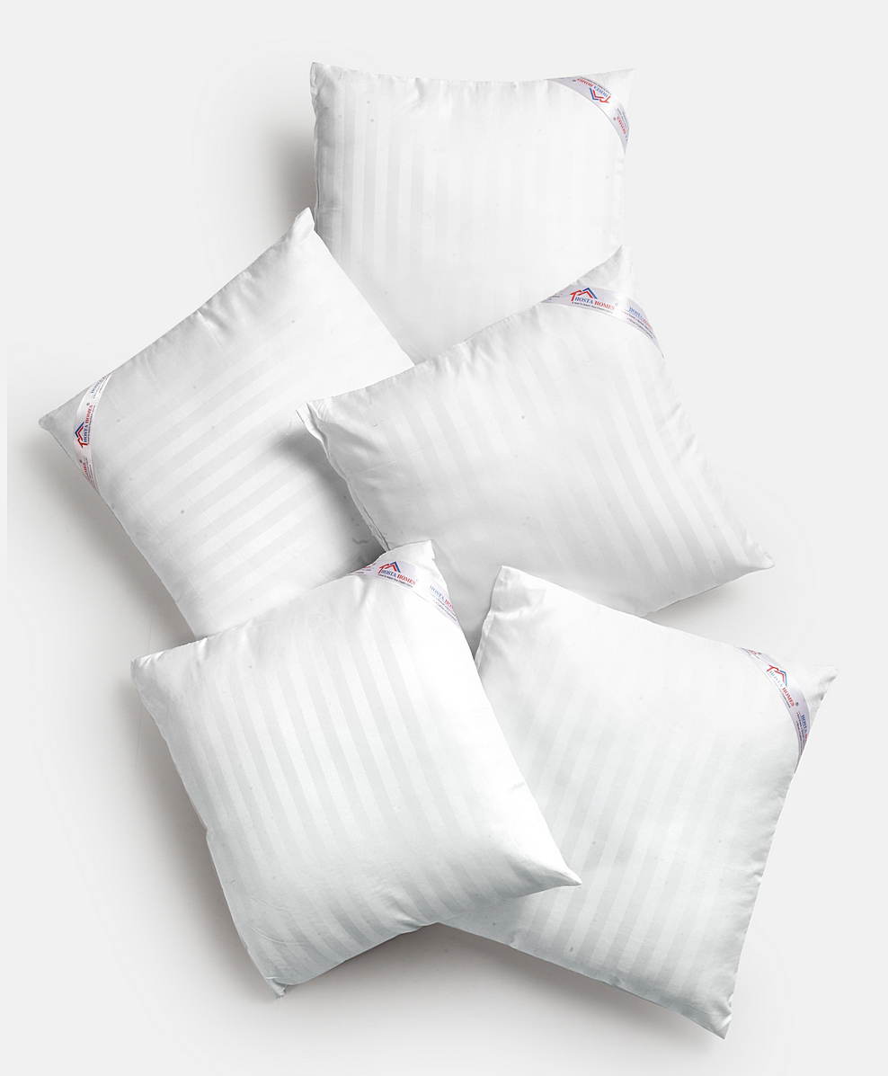 Hosta Homes Set of 5 White Striped Cushion Fillers-picture-17