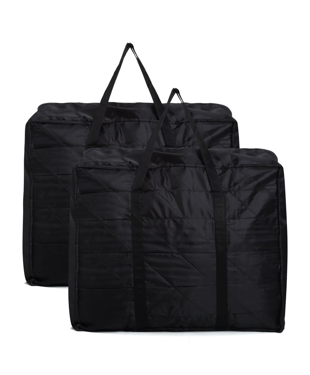 Hosta Homes  Under Bed Storage Parachute Material Zipper Bag Pack of 2 Black-image-8