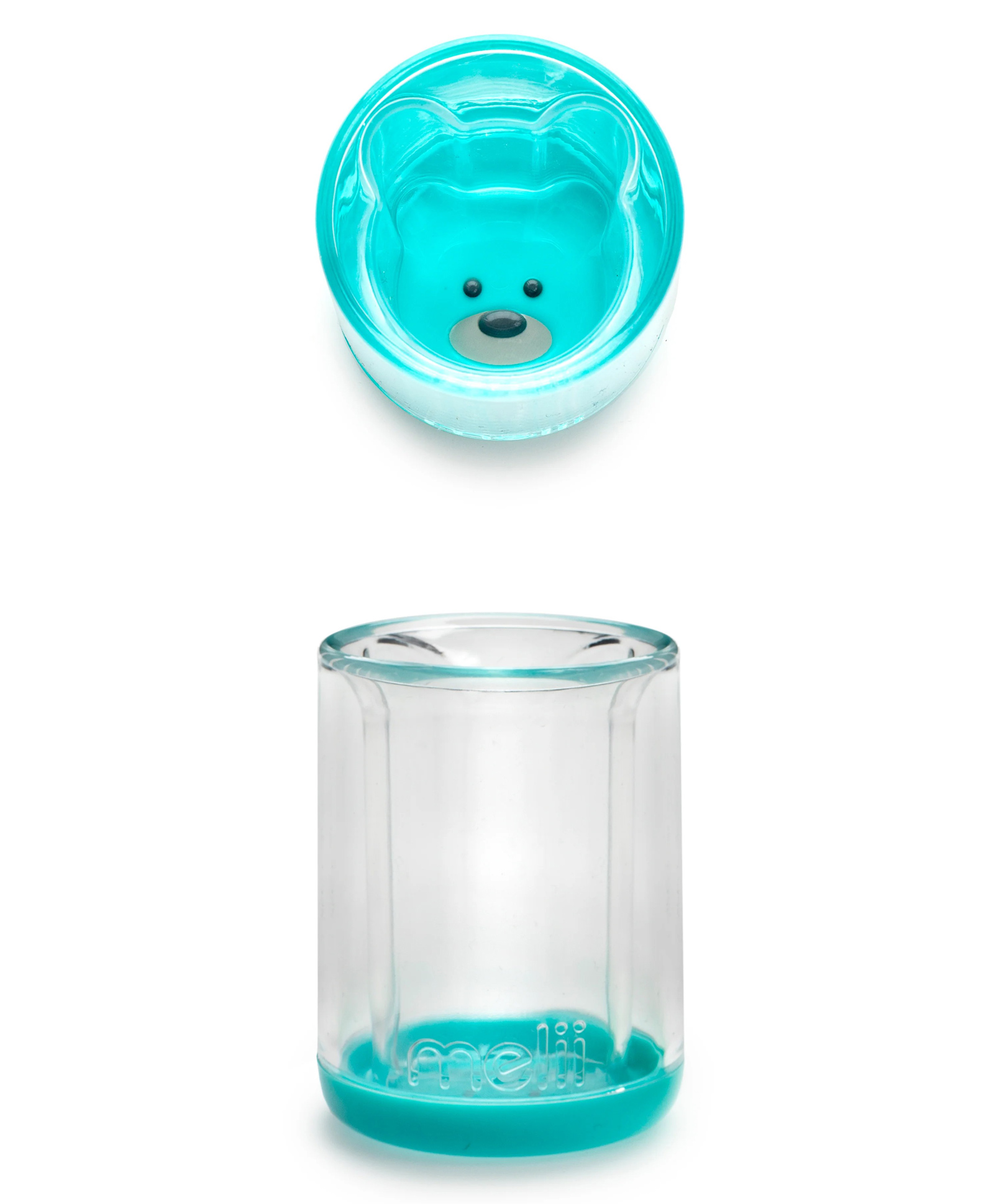 Melii Double Walled Bear Cup - 1 pack  Blue-image-27