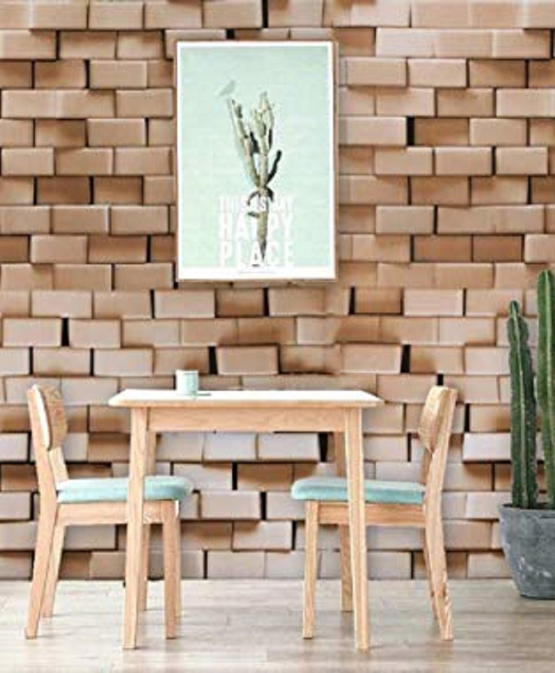 Jaamso Royals 3D Brick Removable Peel and Stick Self Adhesive Wallpaper-picture-21