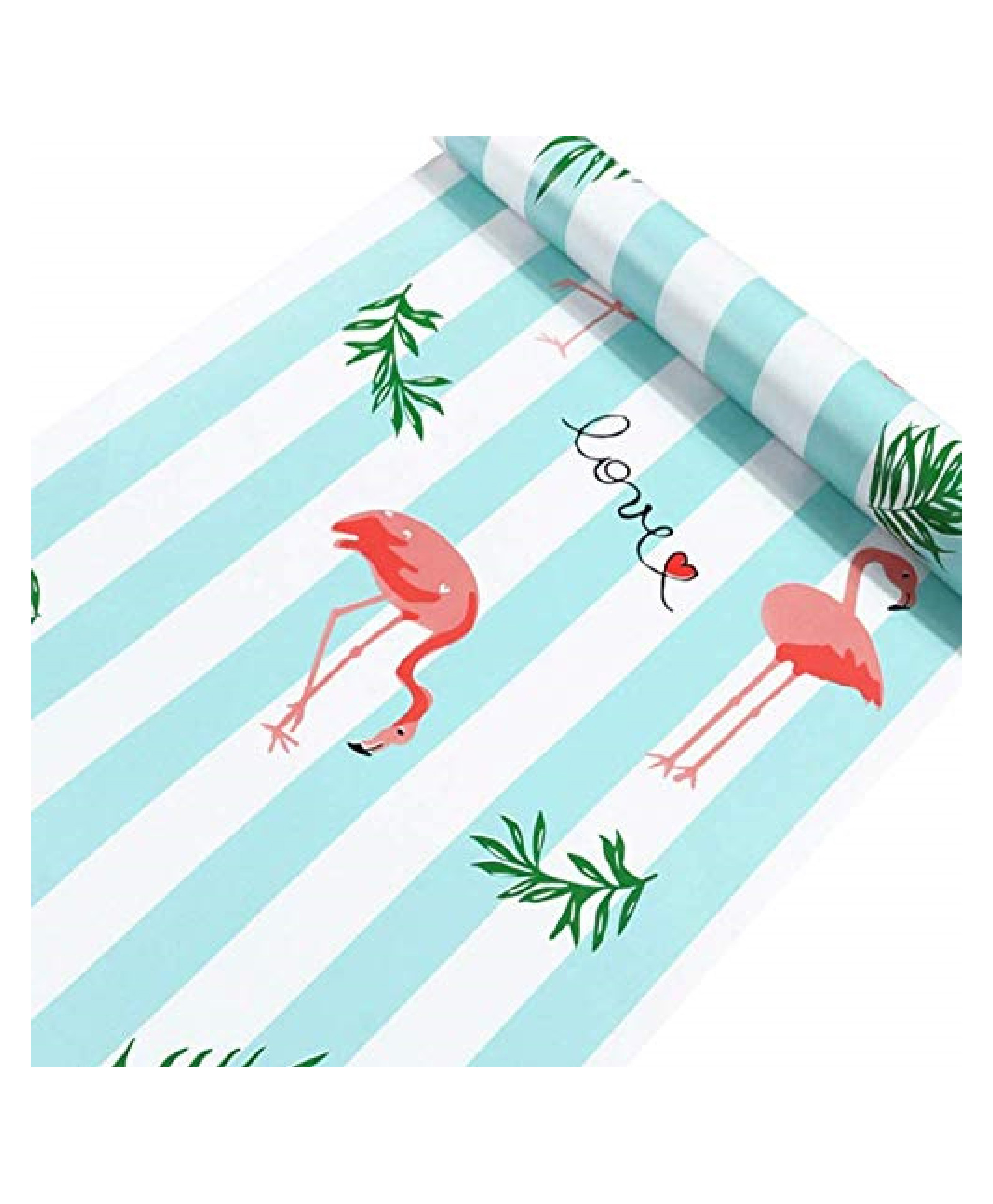 Jaamso Royals Flamingo with Leaves Vinyl Wallpaper-image-26