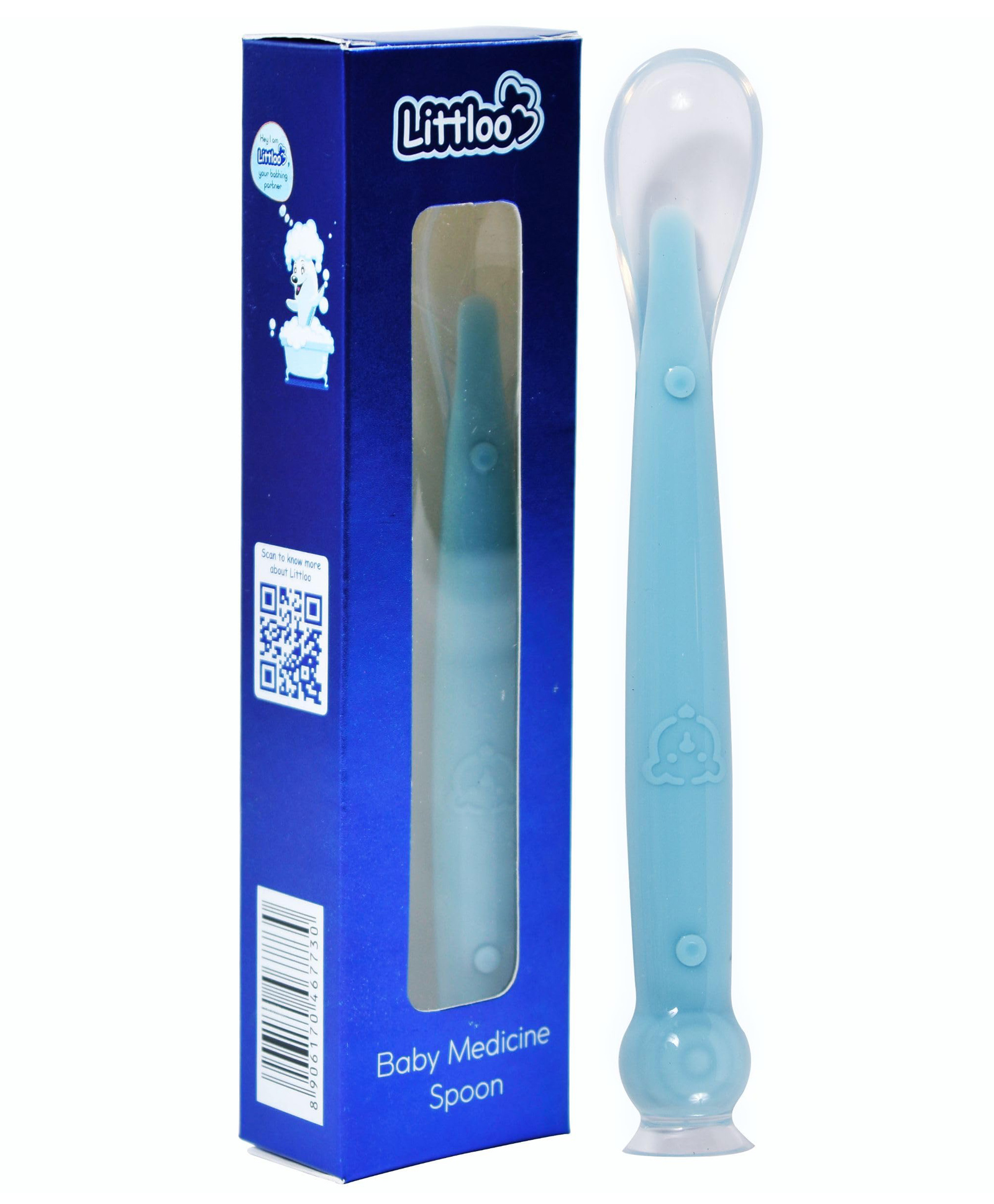 Littloo Baby Medicine Spoon (Blue) | Safe, Simple & Accurate Dosing Every Time-image-32