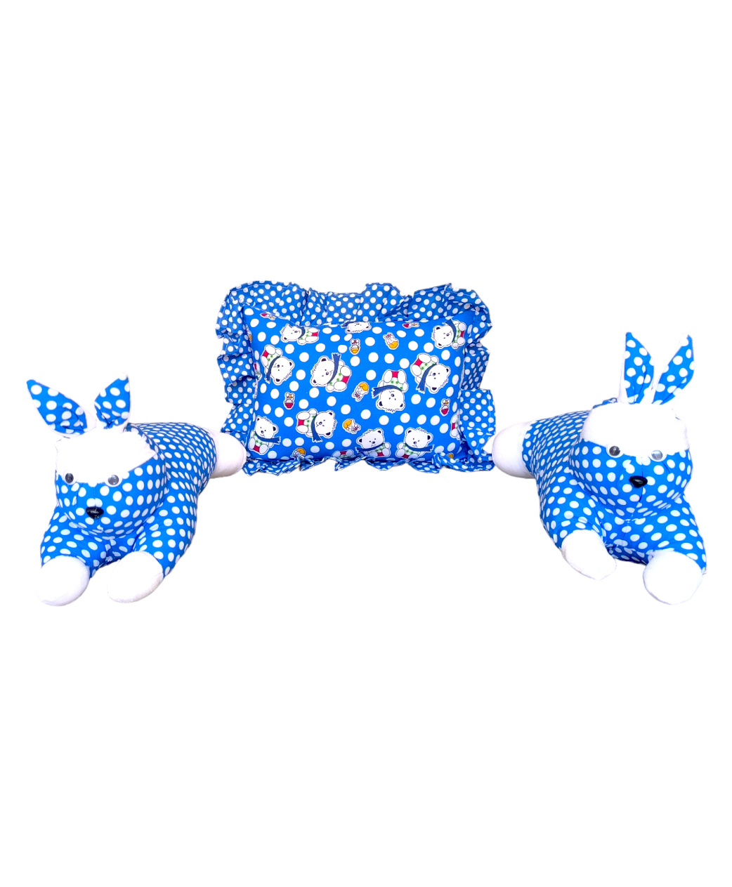 Safe n Cute Newborn Baby Cotton Rabbit Sleeping Bedding Set (0-36 Months) royal blue-picture-34