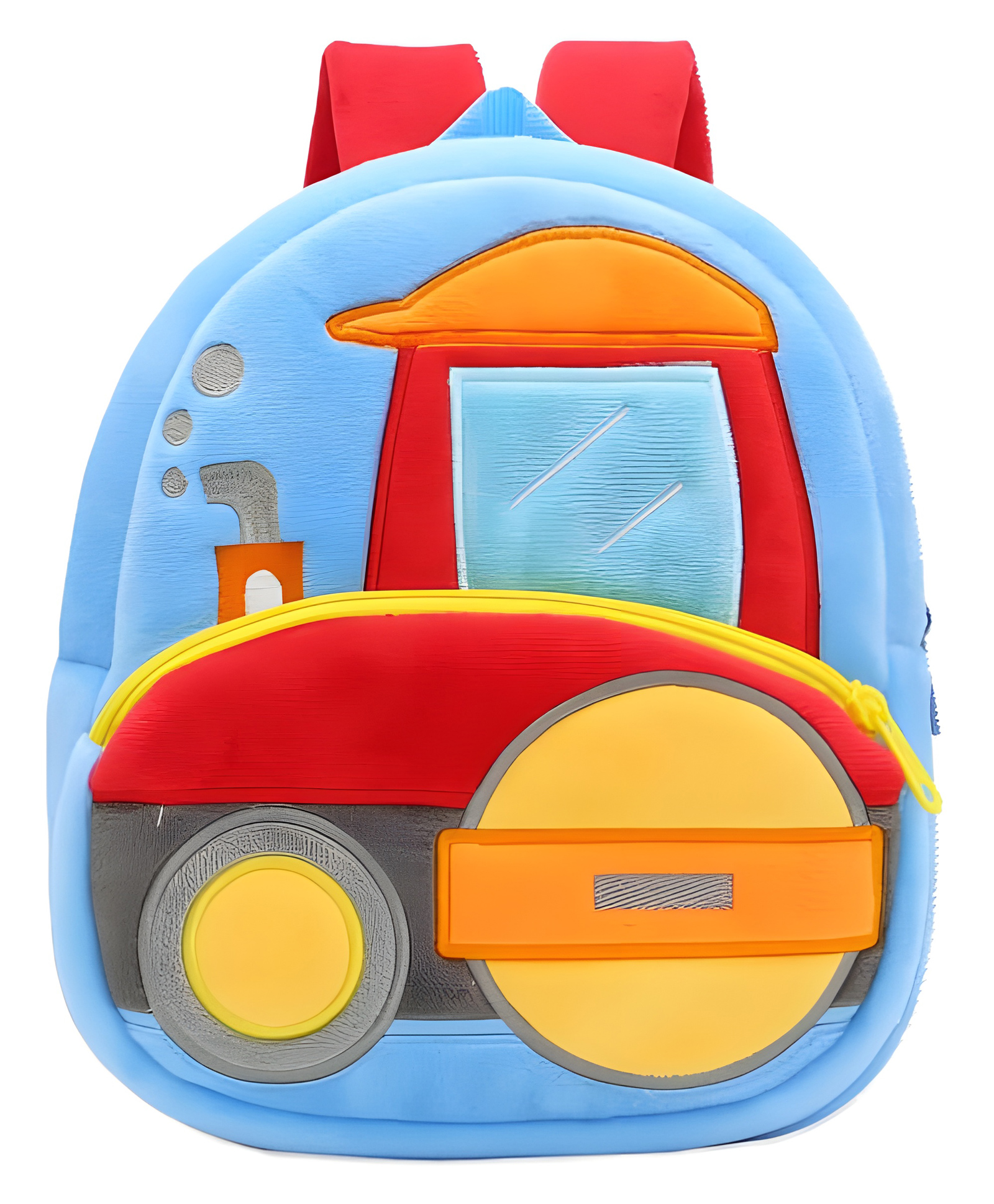 Delicado Premium Quality Soft design Road Roller school Bag for Kids - 15 Inches