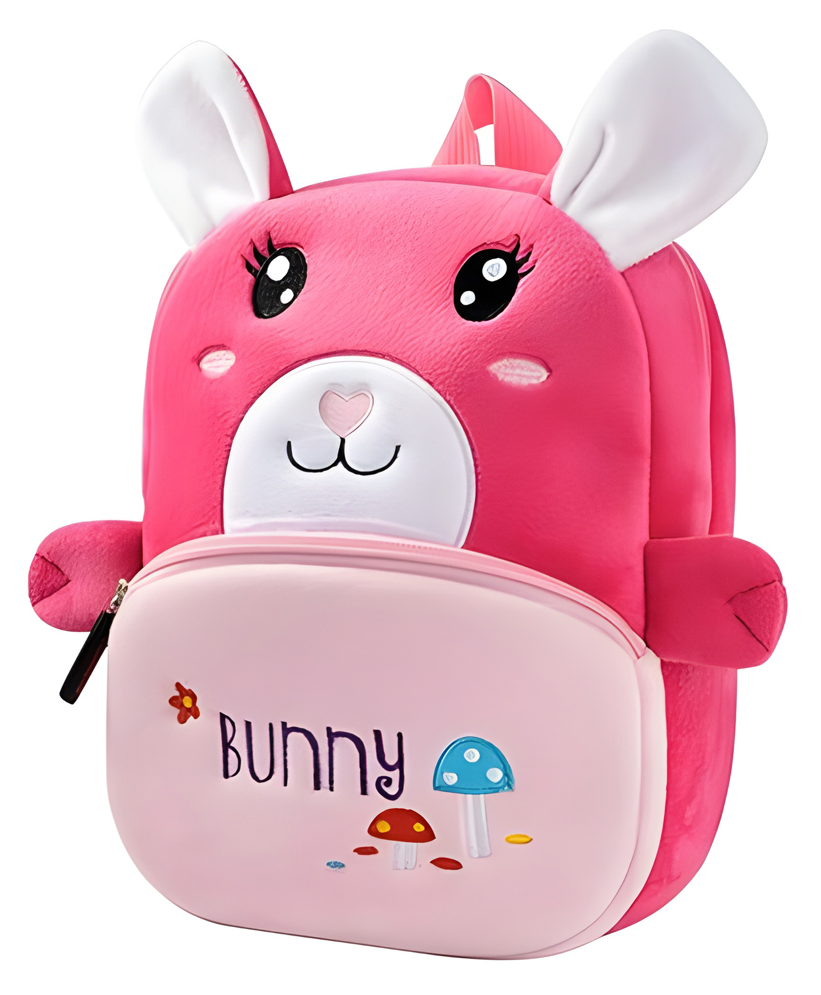 Delicado premium quality Peach pink bunny design bag for kids / Toddlers / Preschool  14 inches-image-32