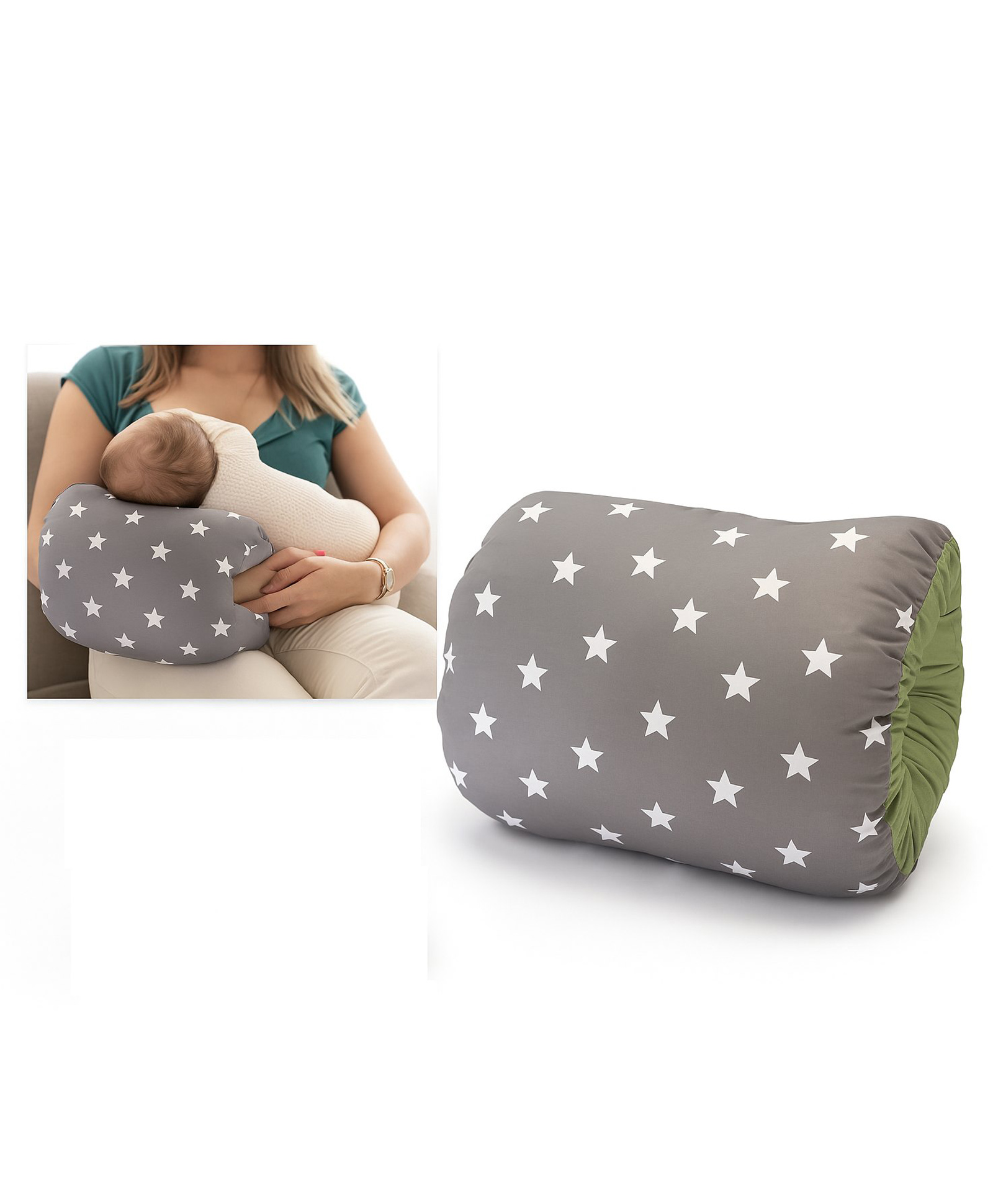 neonatecare Neonate Care Cozy Nursing Baby Arm Pillow for Cradle Gift for Novice Mothers: Head Support Pillow Anti-Spitting Breastfeeding and Bottle Feeding Nursing Arm Pillow (Color and Design May Vary)-picture-36