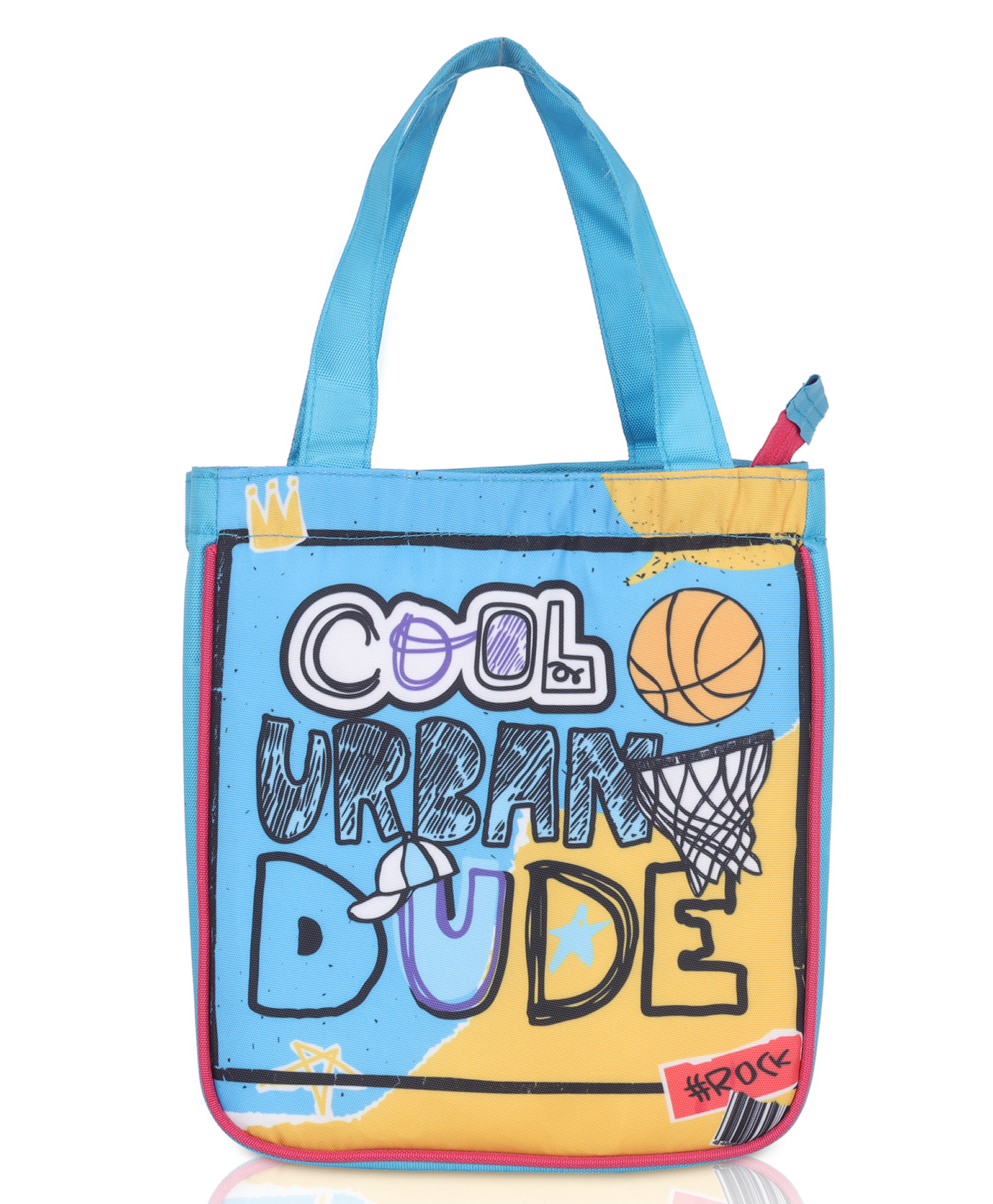Echo Boomers Blue Cool Printed Lunch Bag- Insulated, Spacious & Stylish for School, Work, or Outings-image-33