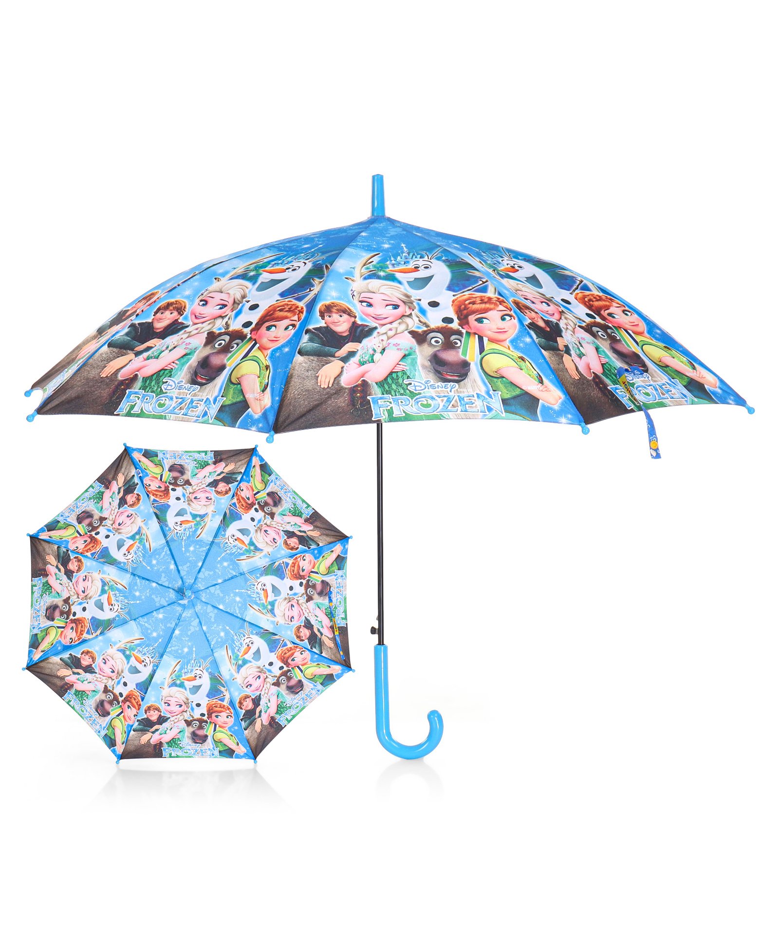 john's umbrellas John's Umbrella  Disney Frozen Print Straight Umbrella with J Curve Handle - Multicolor-picture-19