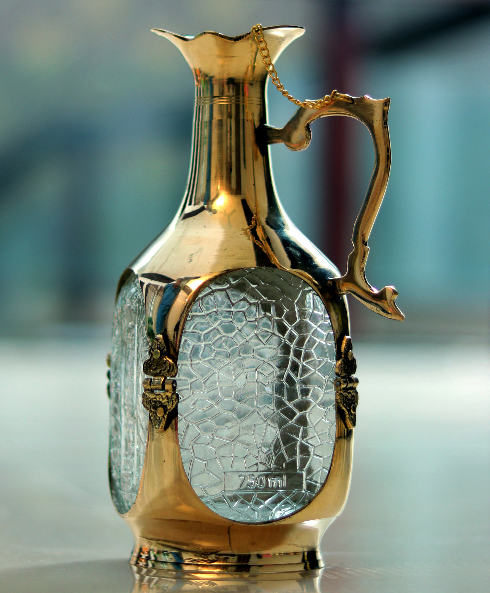 Indian Bartan Brass Old Monk Jug-picture-12