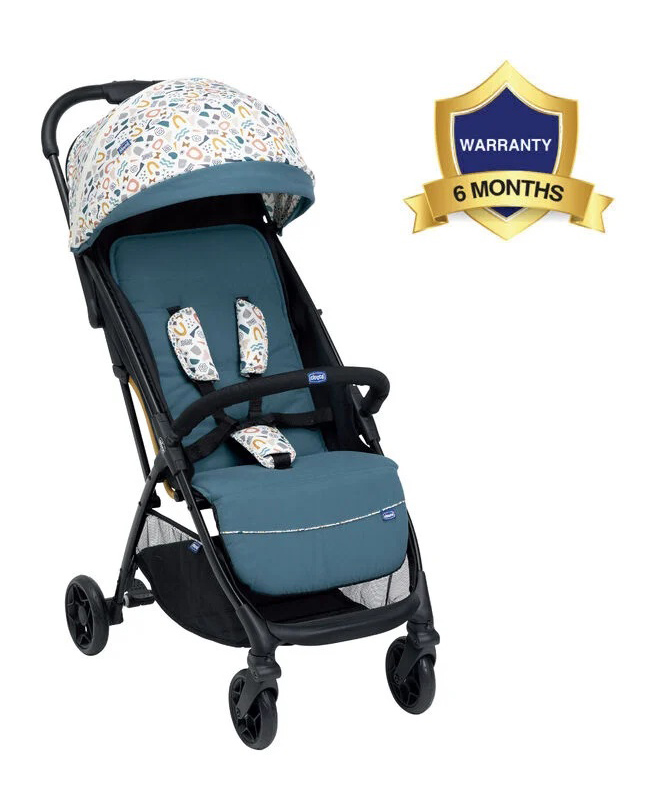 Chicco Joyful  Glee Stroller with Handle & Adjustable Backrest - Teal-picture-23