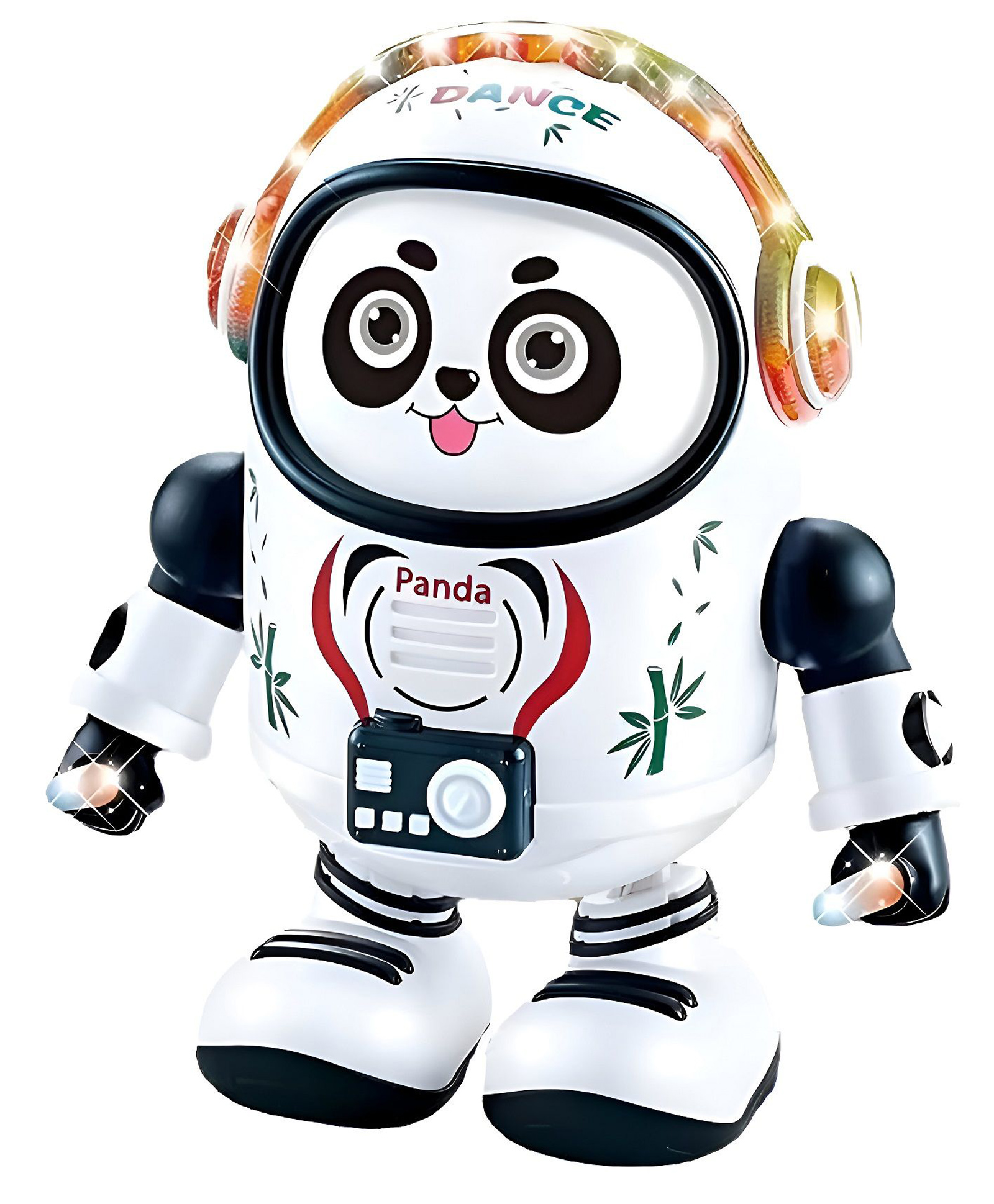 VELLIQUE Dancing Space Panda Toy with Flashlight & Music for Kids - Colour may vary-image-2