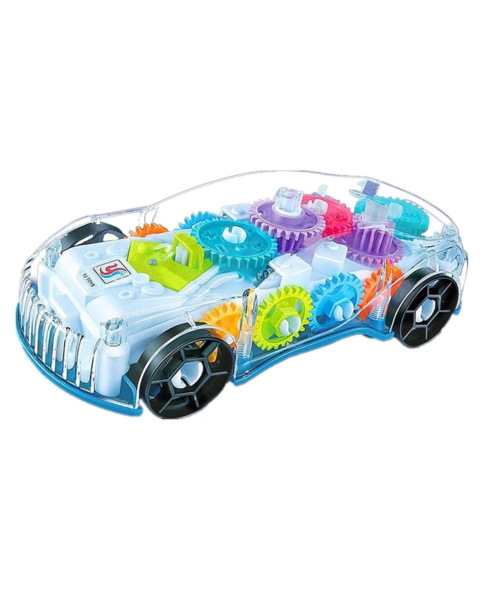 VELLIQUE 3D Baby Car Toy with 360 Degree Rotation, Gear Simulation Mechanical Car with Sound Music & Light Toys for Kids Boys & Girls-picture-21