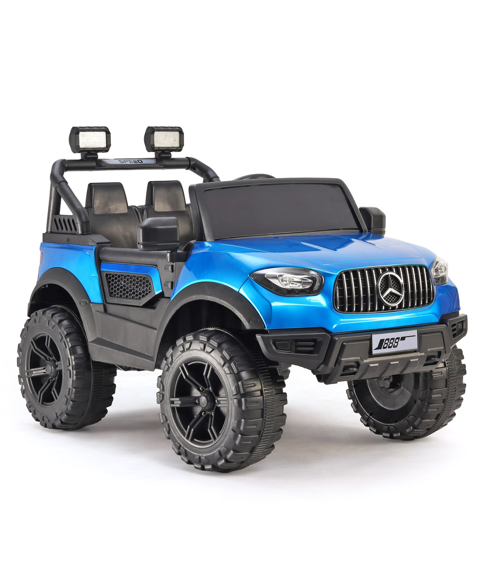 jn creations 12V 4X4 Mercedes 888 Kids Battery Operated Ride on Jeep with Remote Control, Light & Music-picture-21