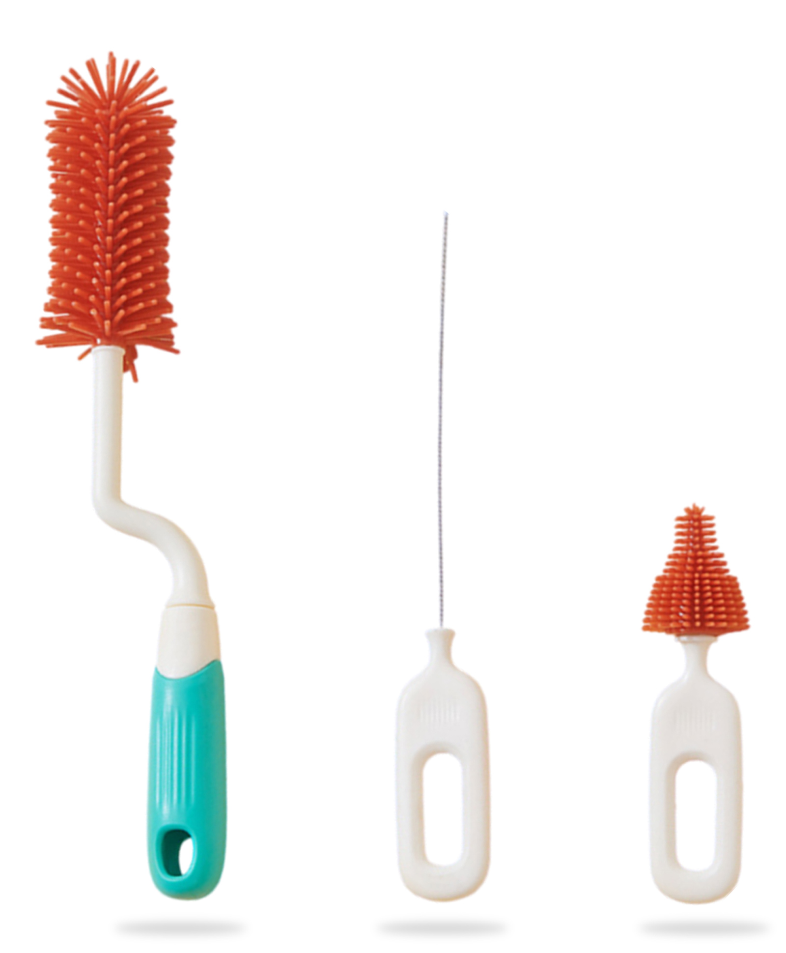 Bembika Baby Bottle Brushes: The Ultimate Bottle Brush Set For Your Baby'S Feeding Bottle Brush And Nipple Cleaner Brush Needs Green -(Dinosaur Bottle Brush 3-Piece Set)-picture-24