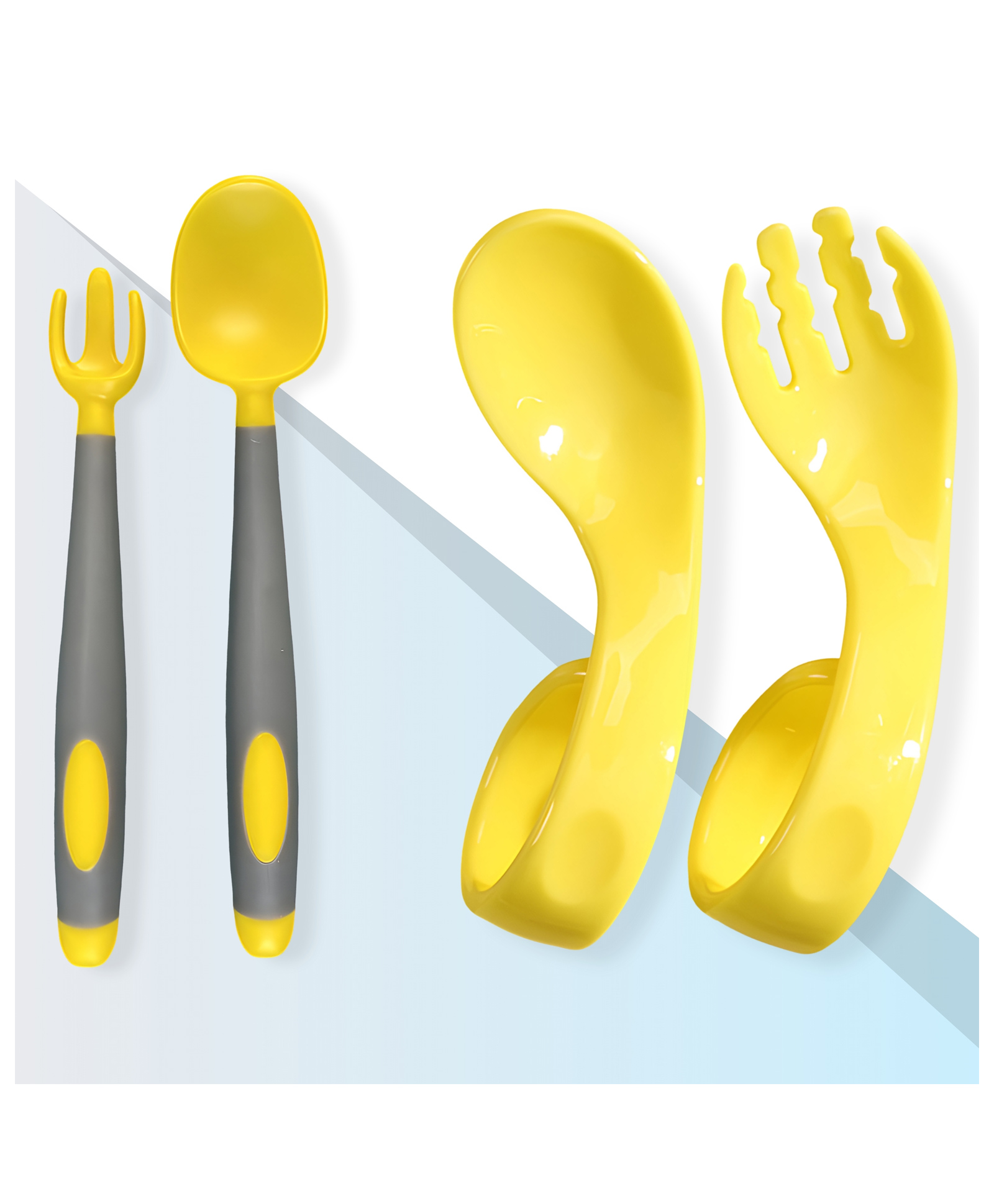 Bembika Baby Feeding Spoons with BPA Free material, Gum Friendly Spoon For Baby Feeding , Baby Self Feeding Spoon-(BE2309)-image-2