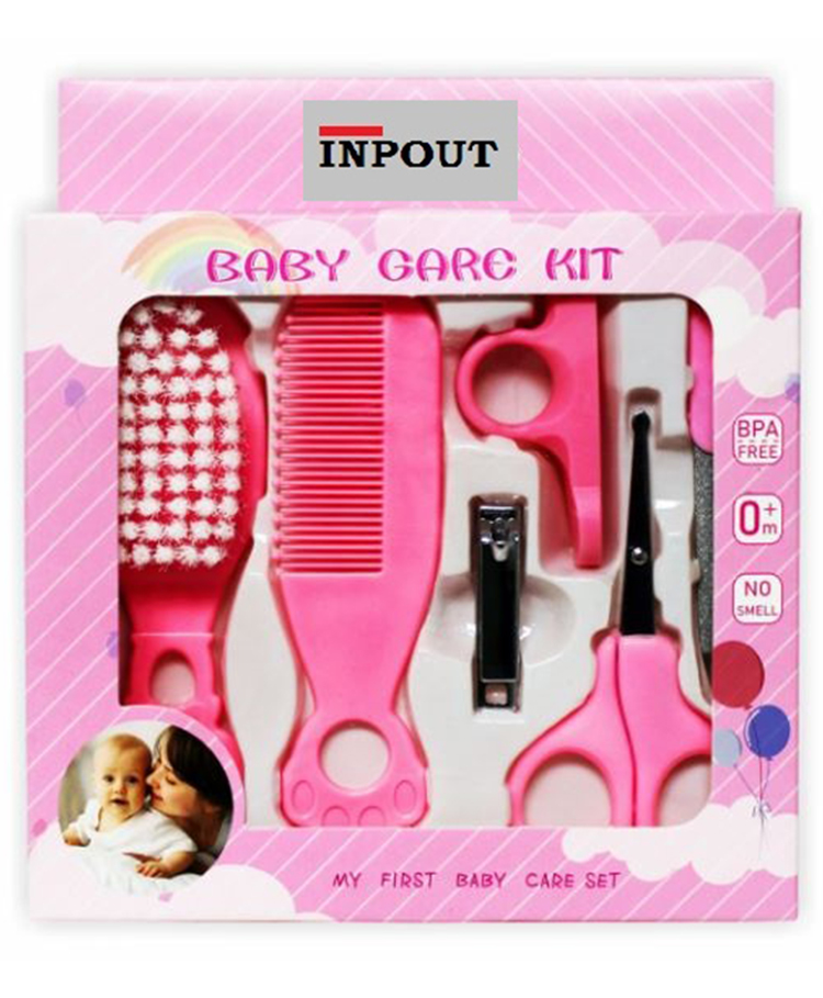 INPOUT Infant/Toddler 6 pcs Baby Care Kit (Pink)-picture-30