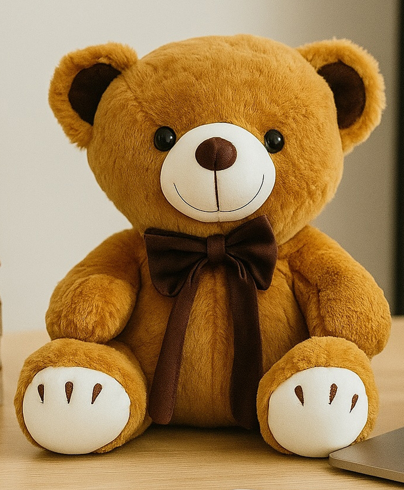 Goldenhub Smily Sole Brown Teddy Bear -30 cm-picture-13
