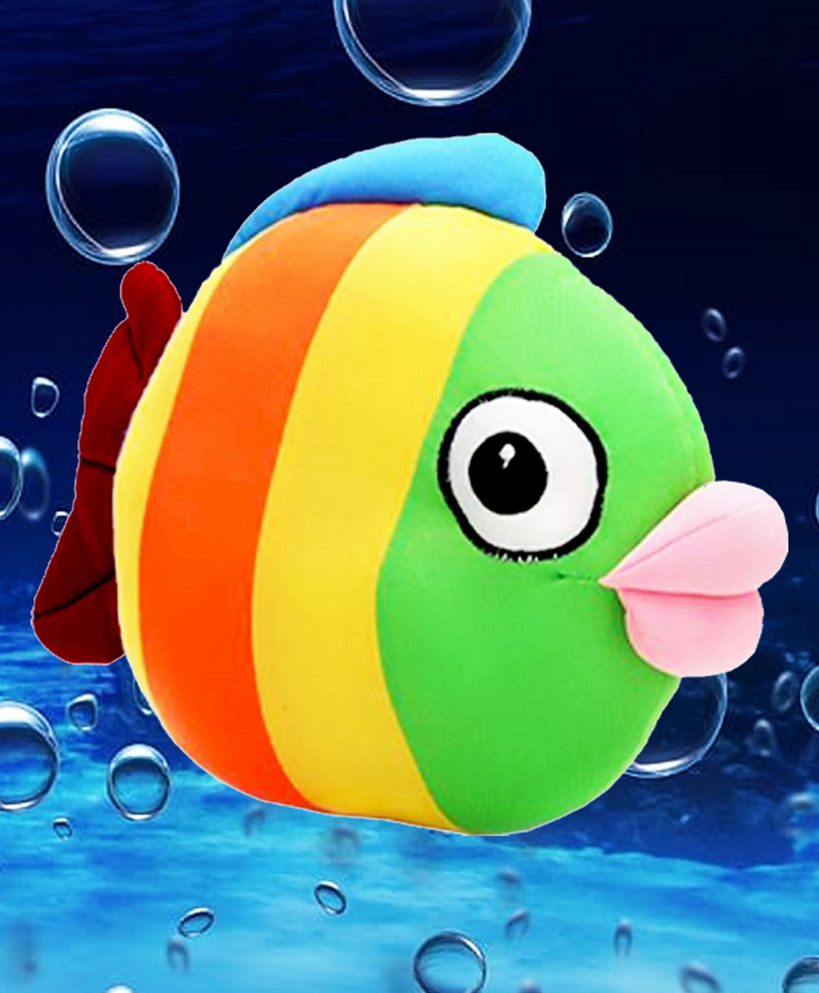 Goldenhub Teddy Multicolour Fish - Length 20 cm-image-40