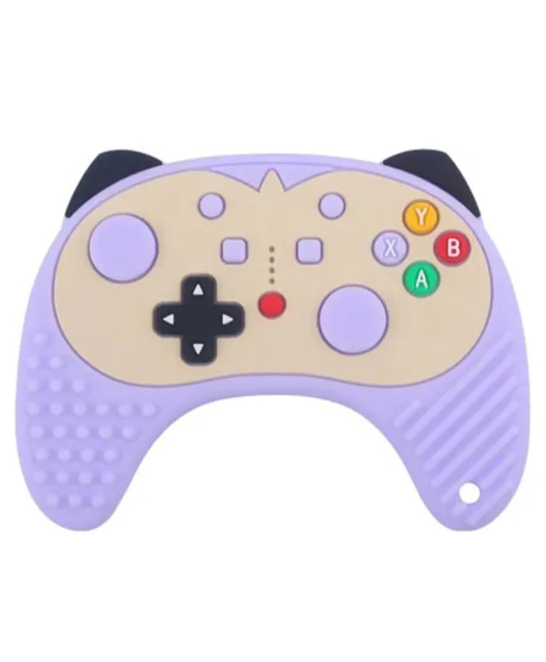 Kritiu 100% Silicone Teether Gaming Remote Shape Teething Toy - Levender-picture-23