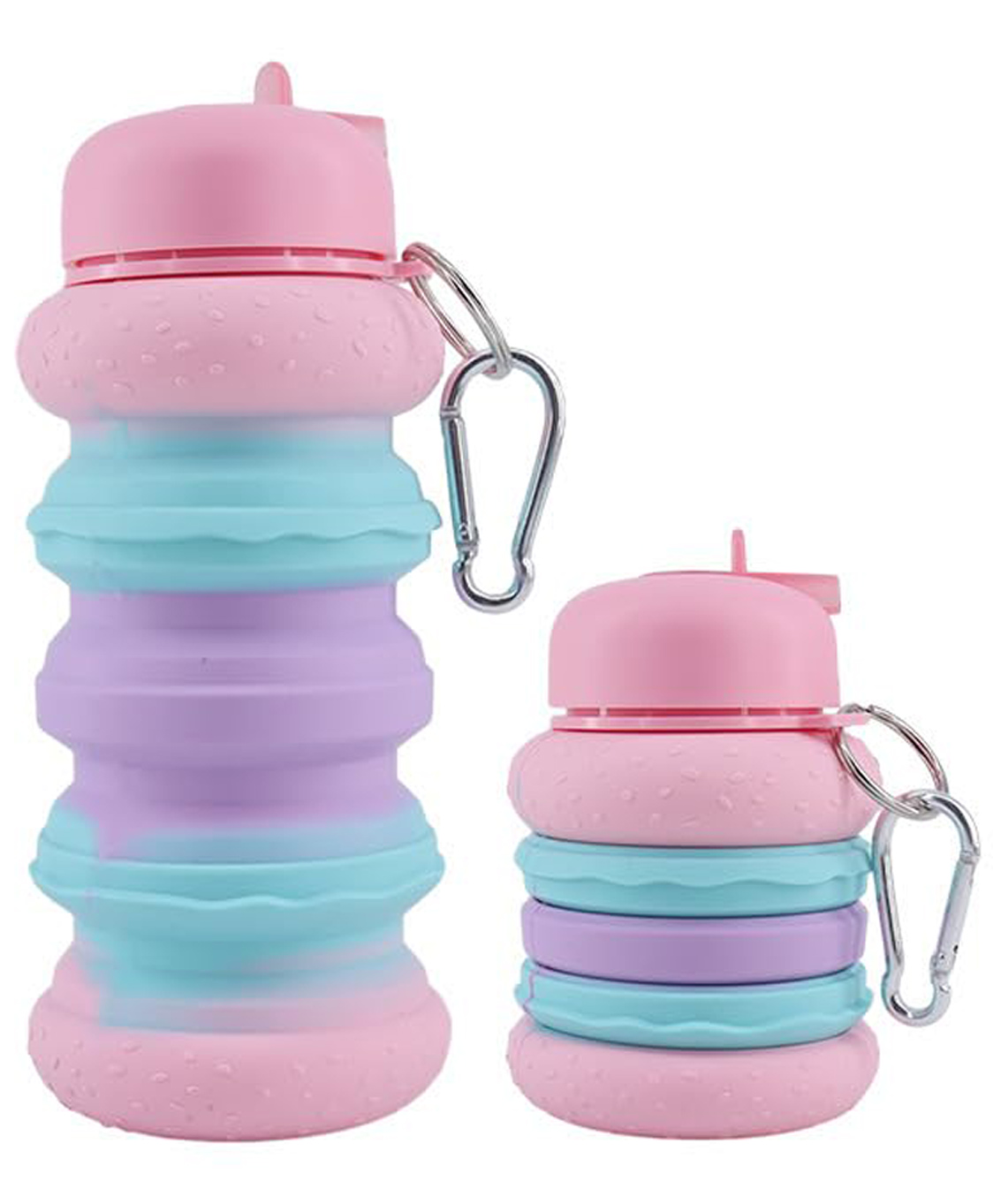 Bunie Expandable Silicone Sipper Bottle for Kids  1 Pc Pink-picture-26